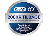 Oral-B iO10 elektrisk tandbørste (hvid) Tilbehør til tandpleje