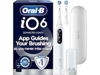 Oral-B iO6 elektrisk tandbørste (hvid) Tilbehør til tandpleje
