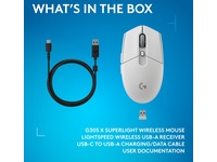 Logitech G305 X SUPERLIGHT Trådløs Spillemus (hvid) Gamingmus