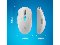 Logitech G305 X SUPERLIGHT Trådløs Spillemus (hvid) Gamingmus