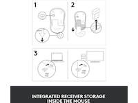 Logitech M185 Trådløs Mus Blå Mus