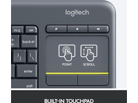 Logitech K400 Plus (Dark Grey) Keyboards