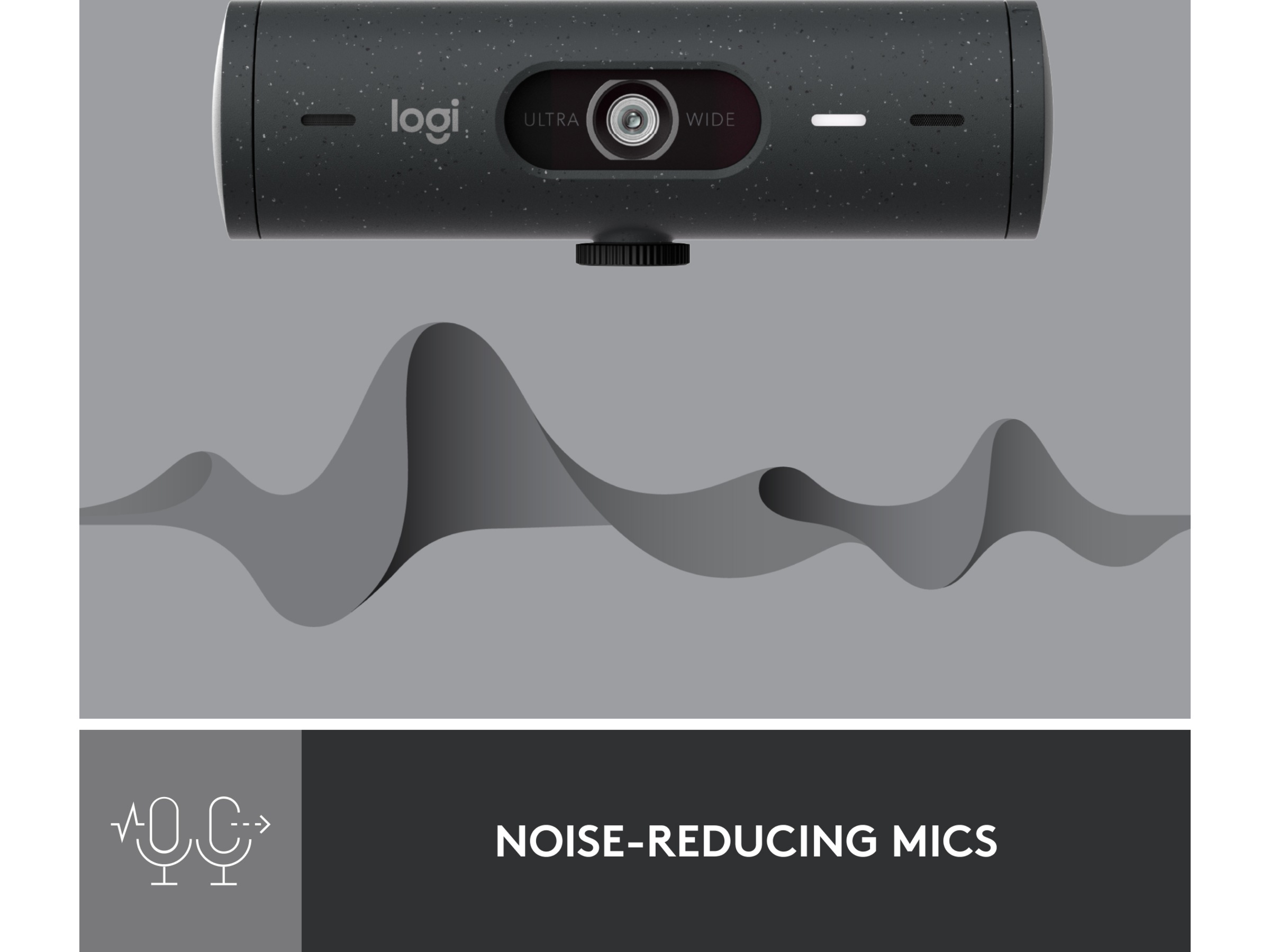 Logitech Brio 500 webcam (graphite) Webkameraer