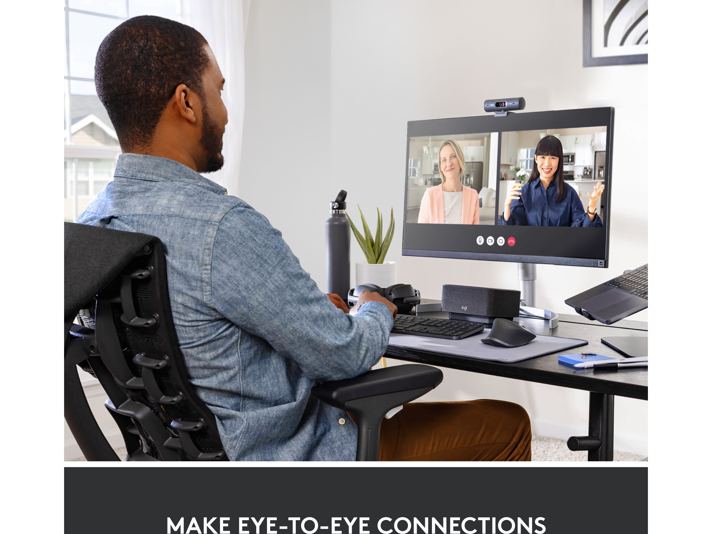 Logitech Brio 500 webcam (graphite) Webkameraer