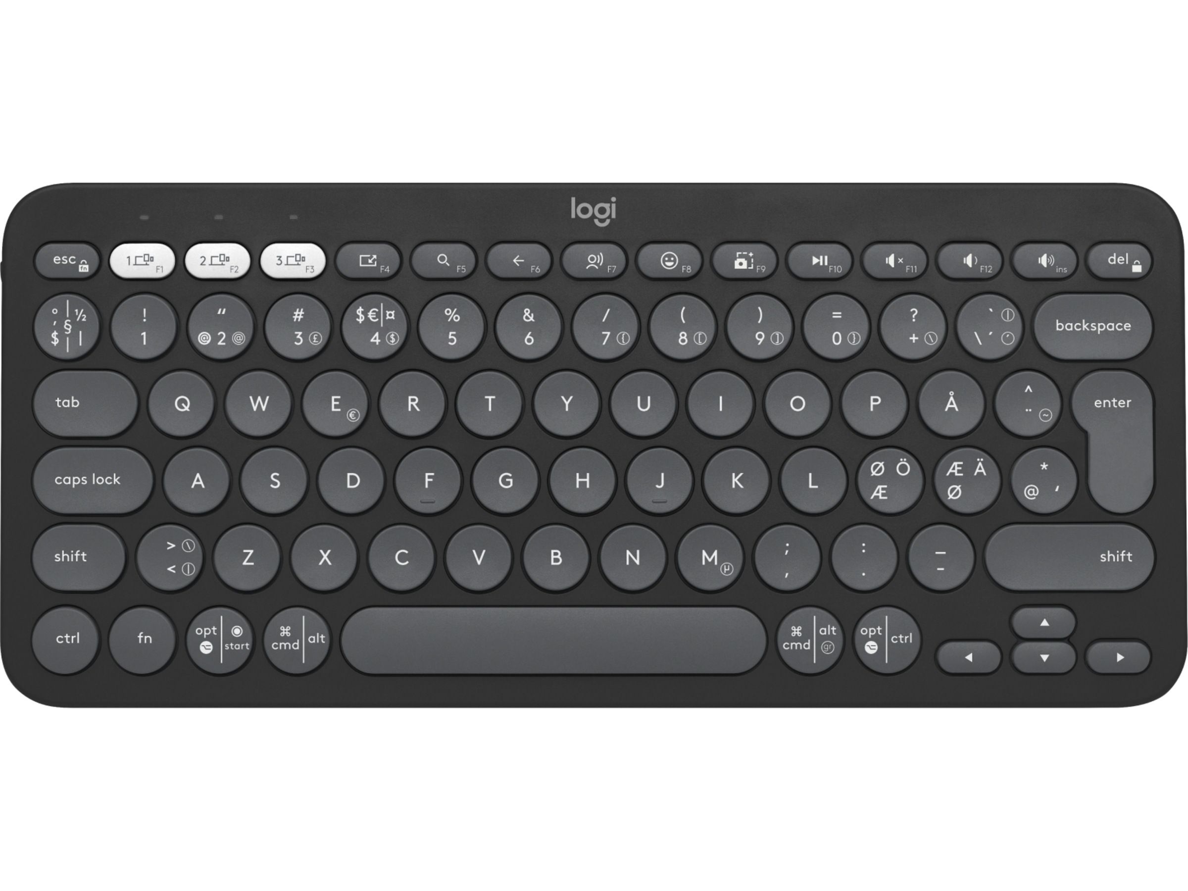 Pebble Keys 2 K380s (sort) Keyboards