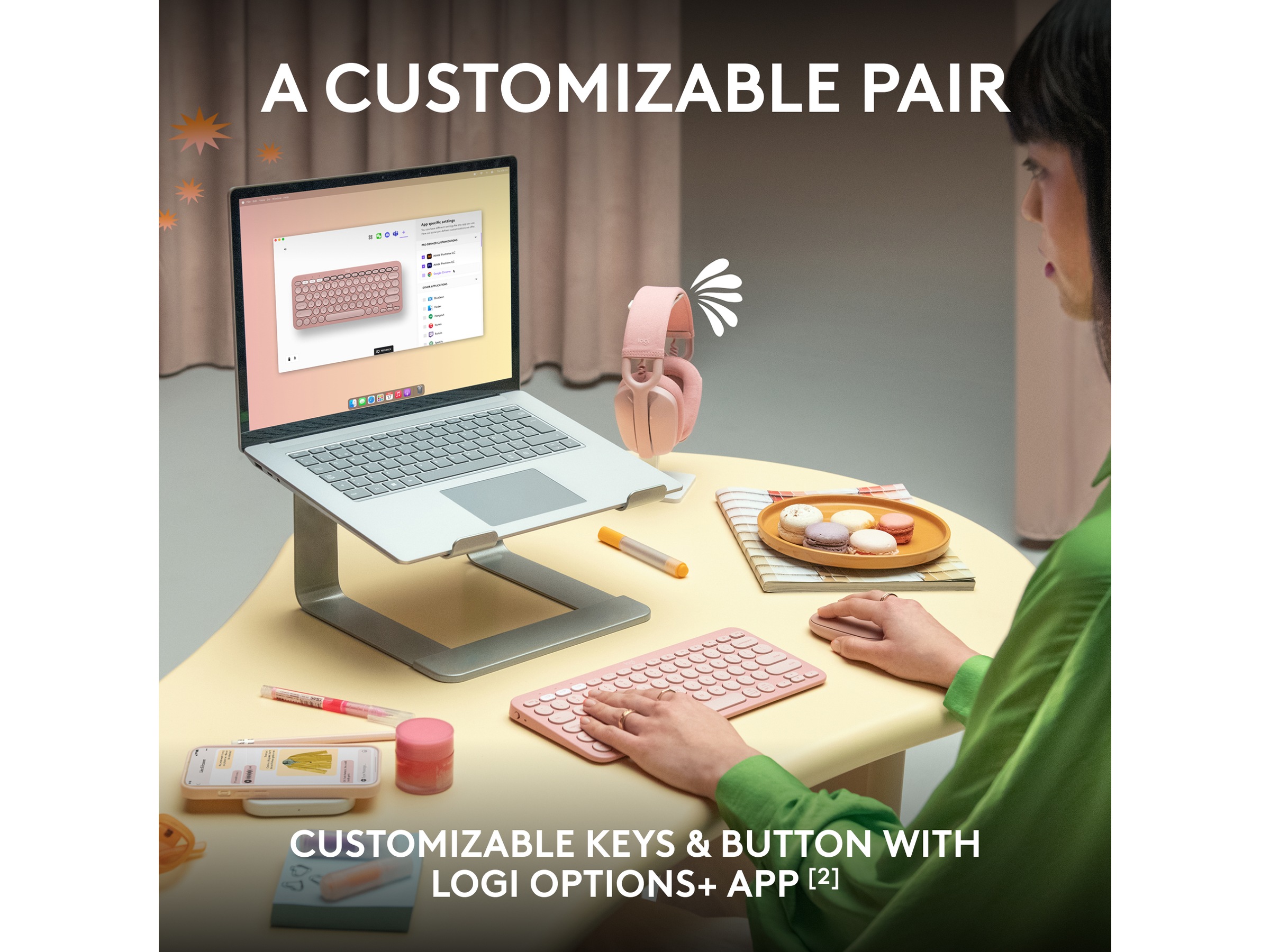 Pebble 2 Combo (sort) Mus & keyboards -kombinasjonspakker