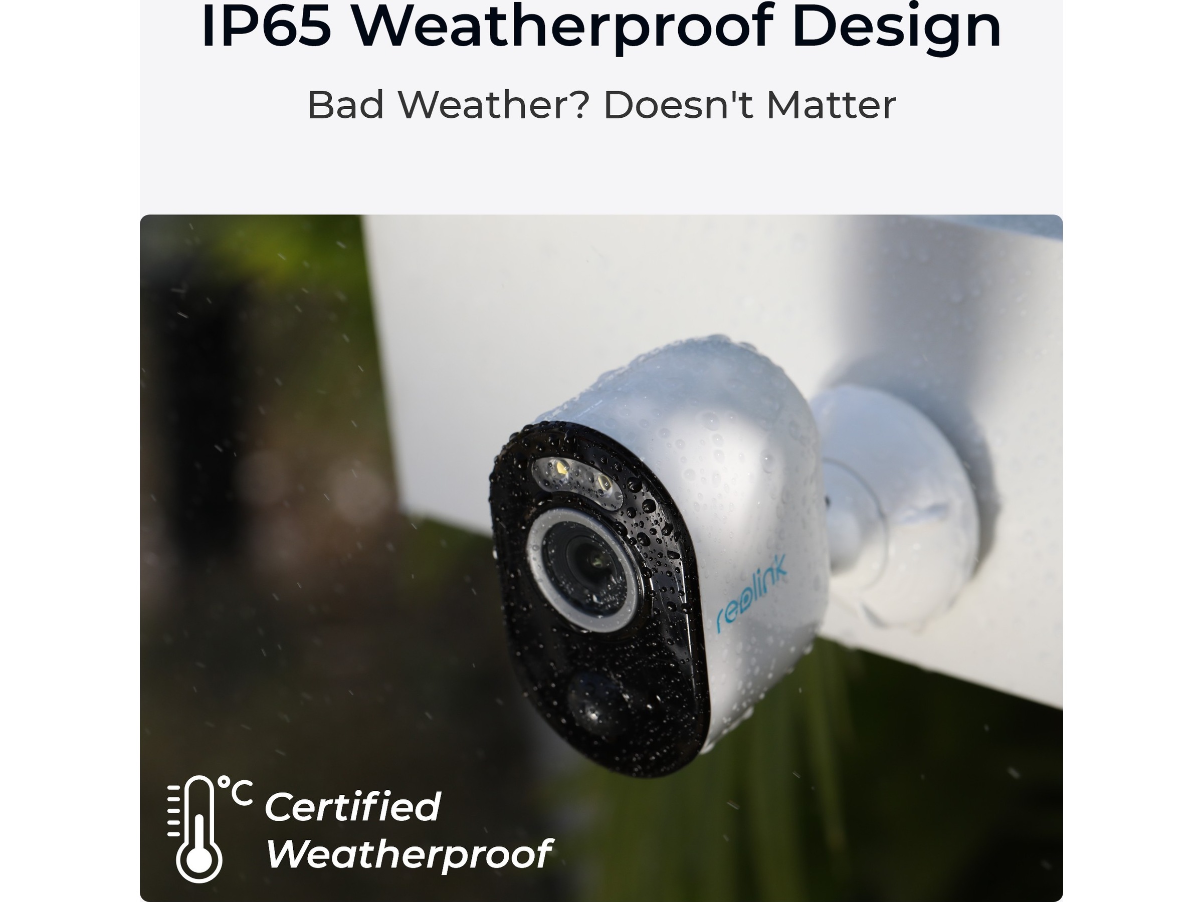 Reolink Argus 3 Pro Smart 2K wireless udendørs overvågningskamera Overvågningskameraer