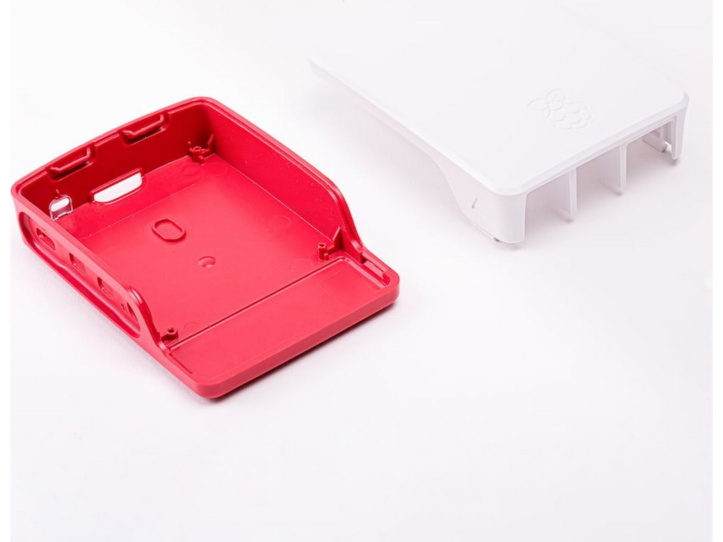 Raspberry Pi 4 B officiel case (rød/hvid) Tilbehør