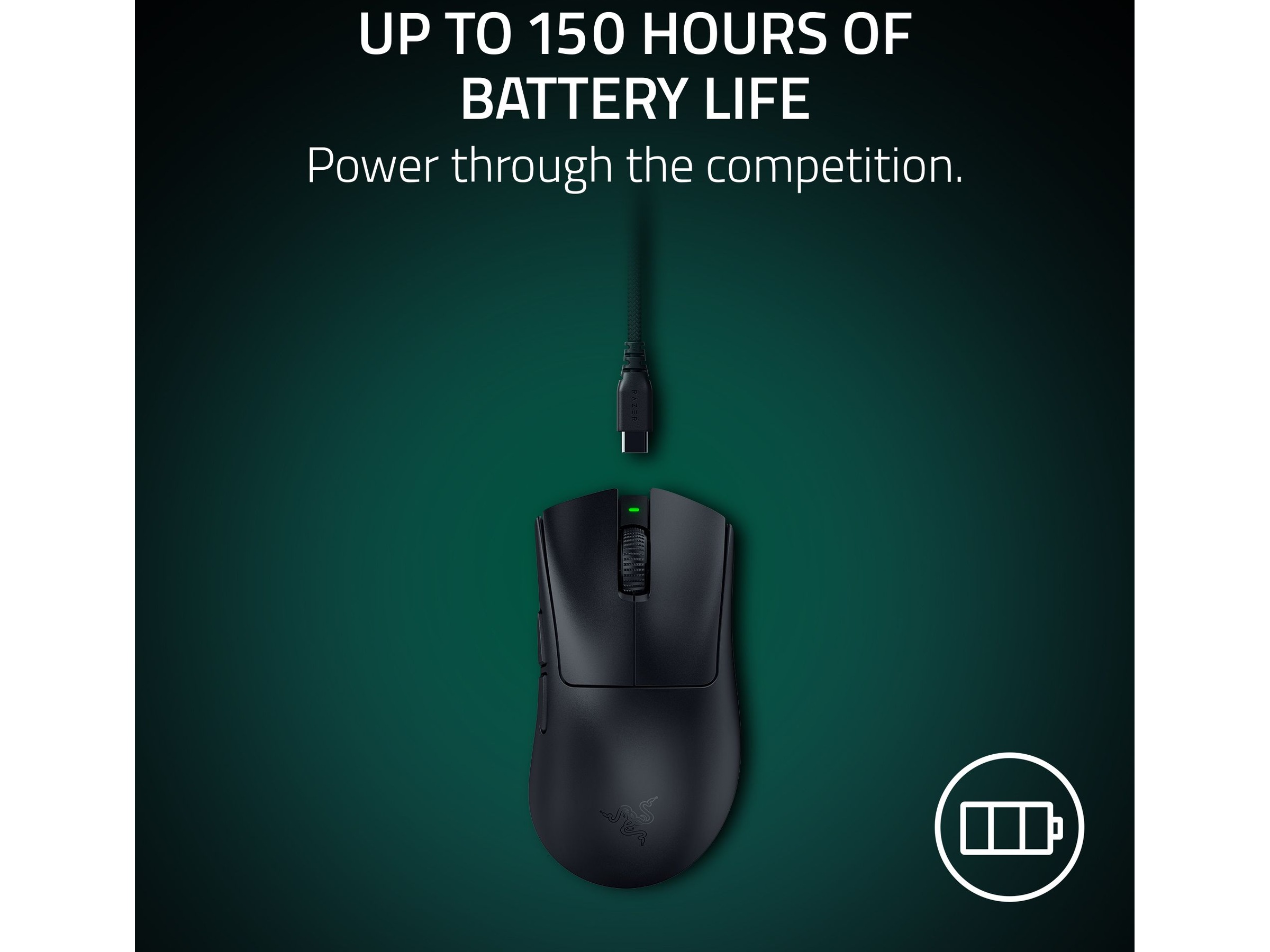 Razer DeathAdder V4 Pro trådløs gamingmus (sort) Gamingmus