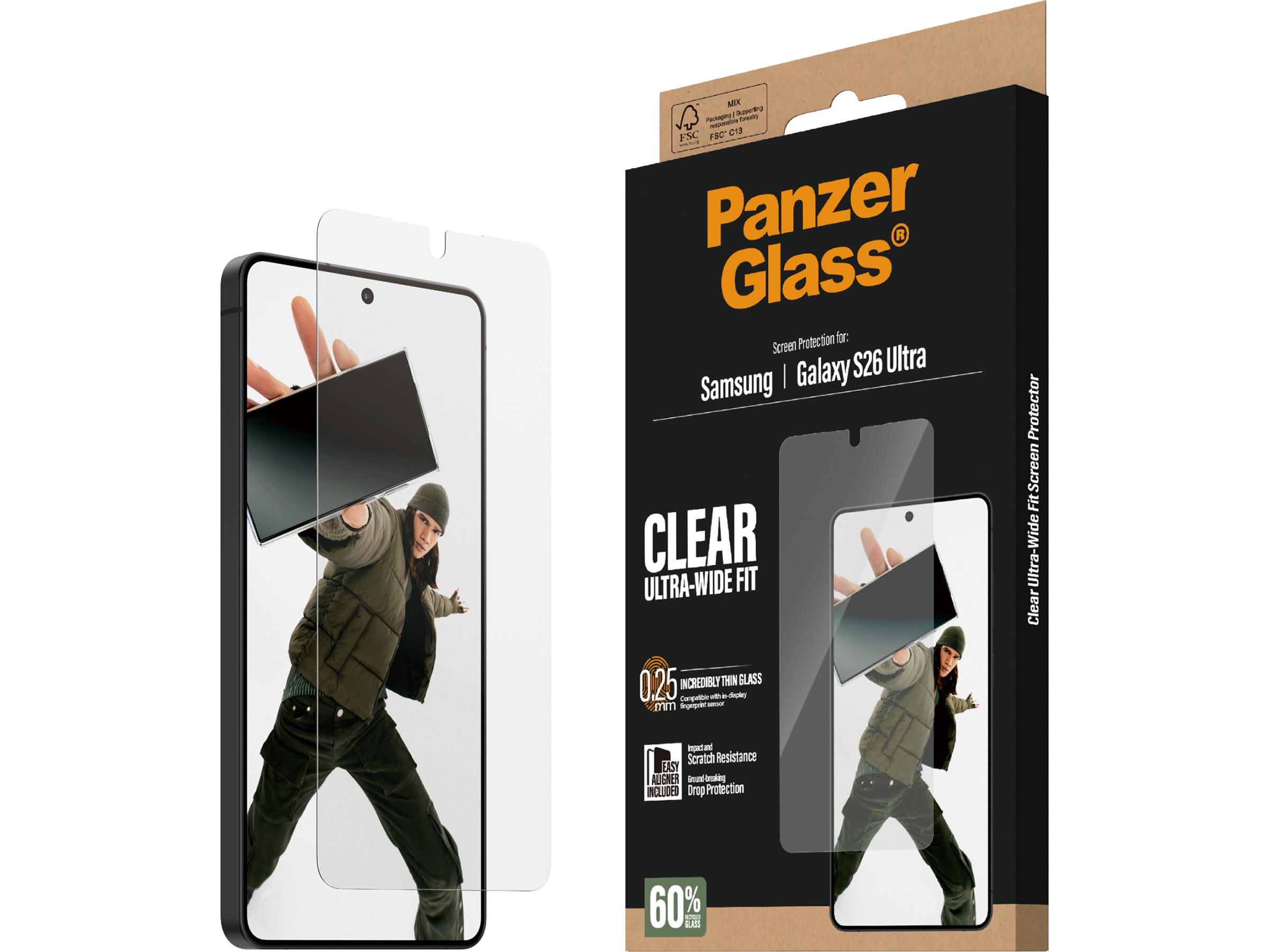 PanzerGlass Galaxy S26 Ultra skærmbeskytter Skærmbeskyttelse mobiltelefon