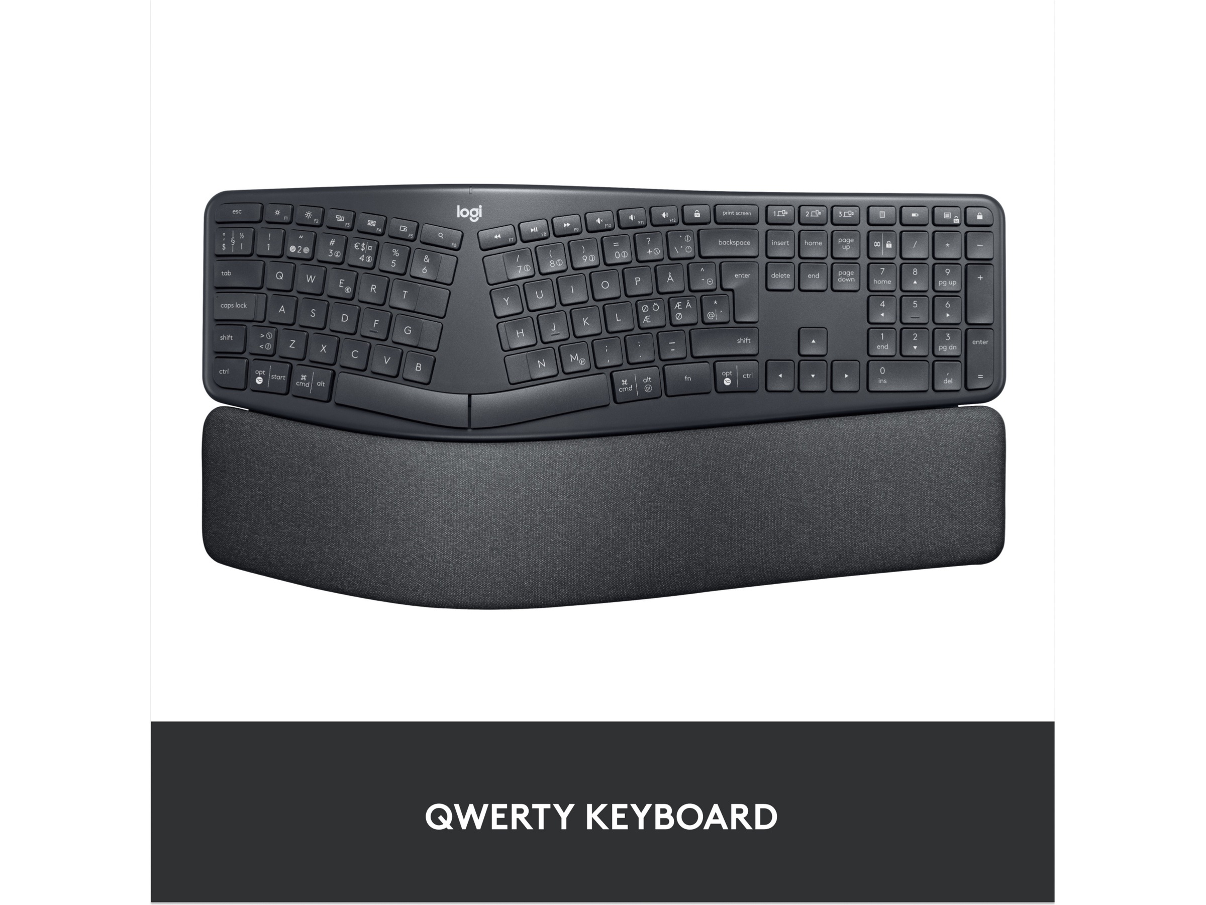 Logitech ERGO K860 Trådlös Tastatur Keyboards