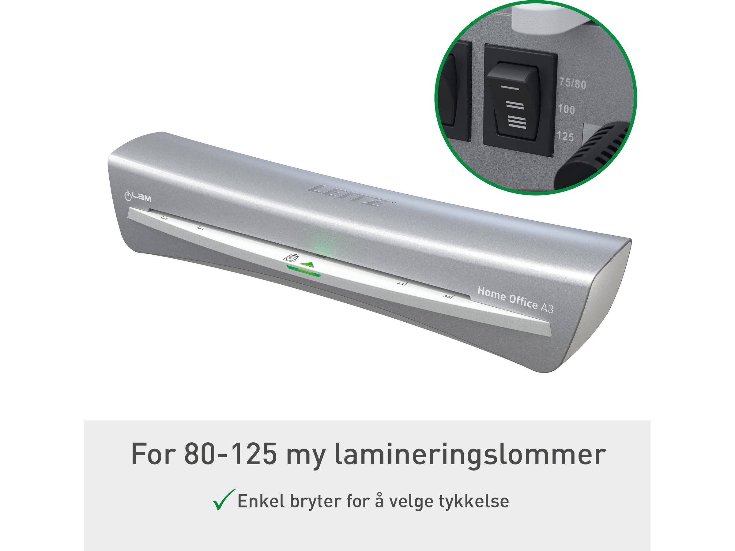 Leitz Lamineringsmaskine iLAM HOME Office A3 Lamineringsmaskiner