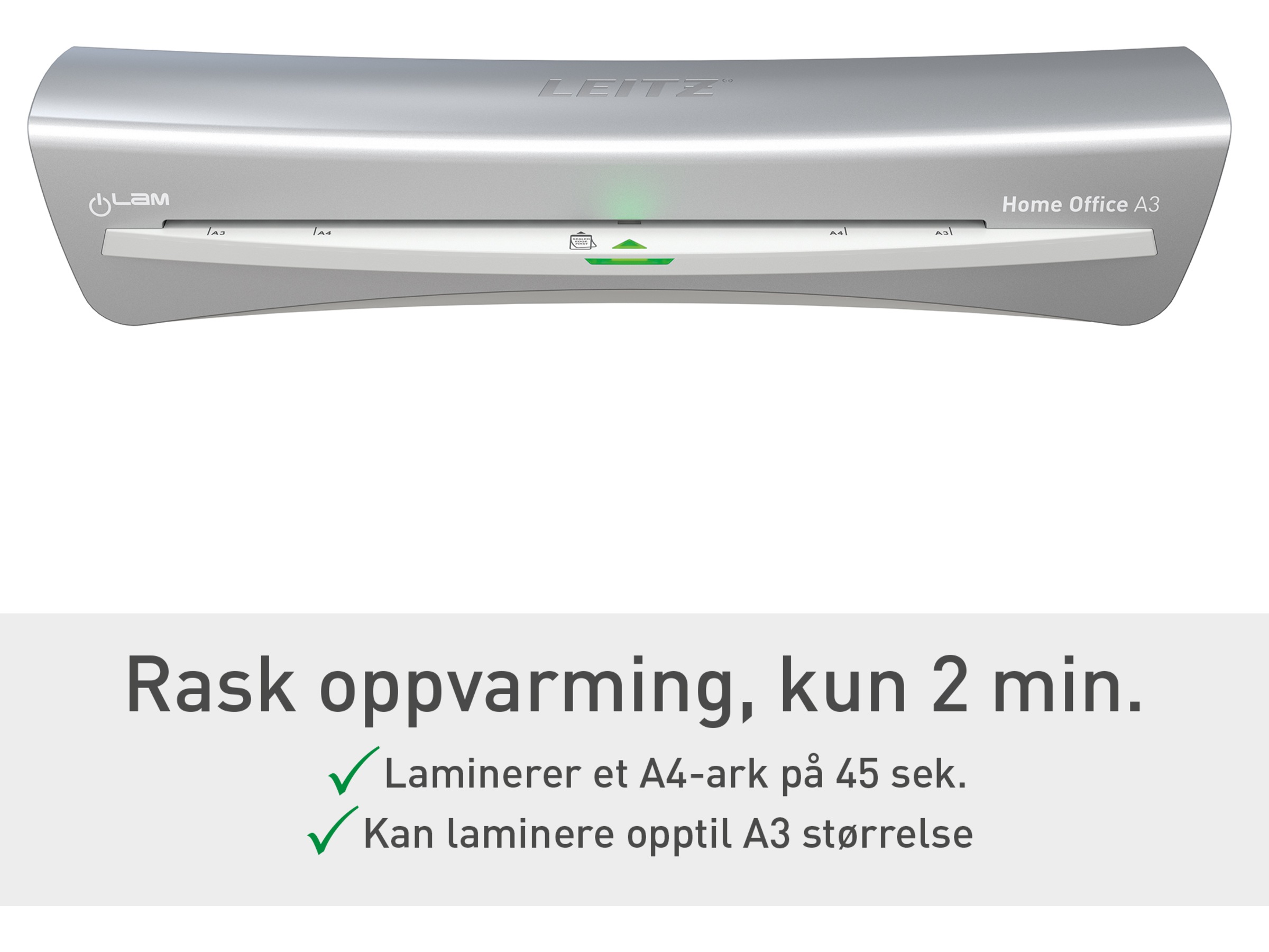 Leitz Lamineringsmaskine iLAM HOME Office A3 Lamineringsmaskiner