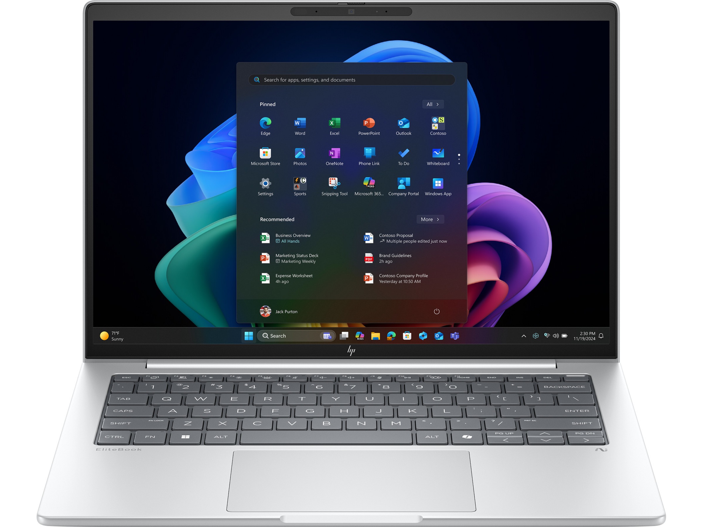 HP EliteBook 8 G1i 14" WUXGA Next-gen AI PC PC - Bærbar / laptop