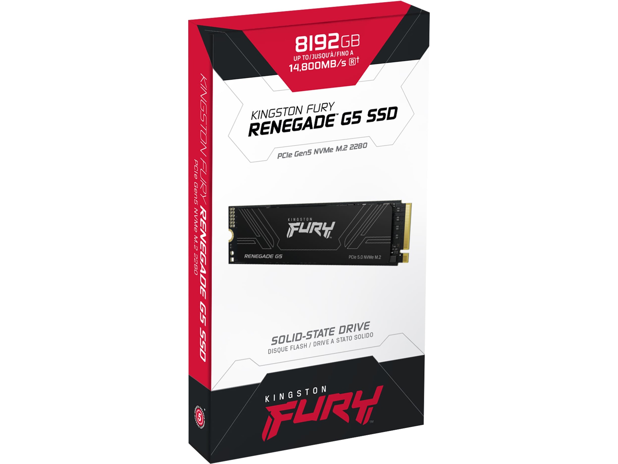 Kingston FURY Renegade G5 PCIe 5.0 NVMe M.2 SSD 8192GB SSD M.2