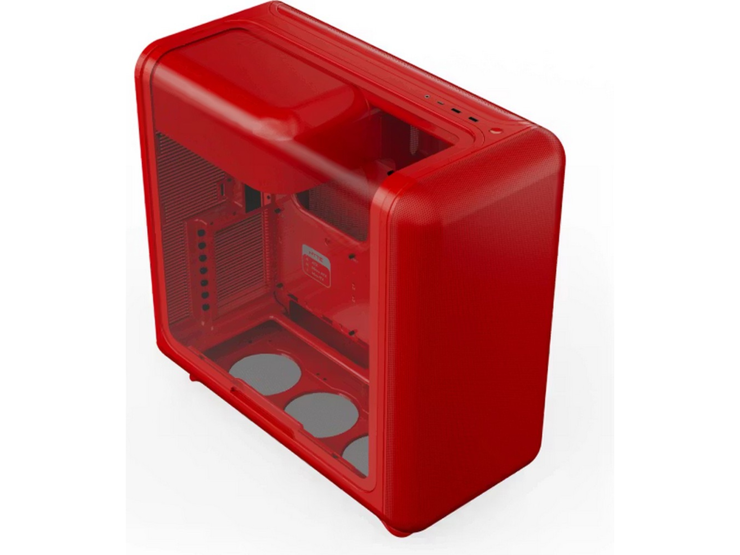 HYTE X50 Mid Tower (rød) Midi Tower