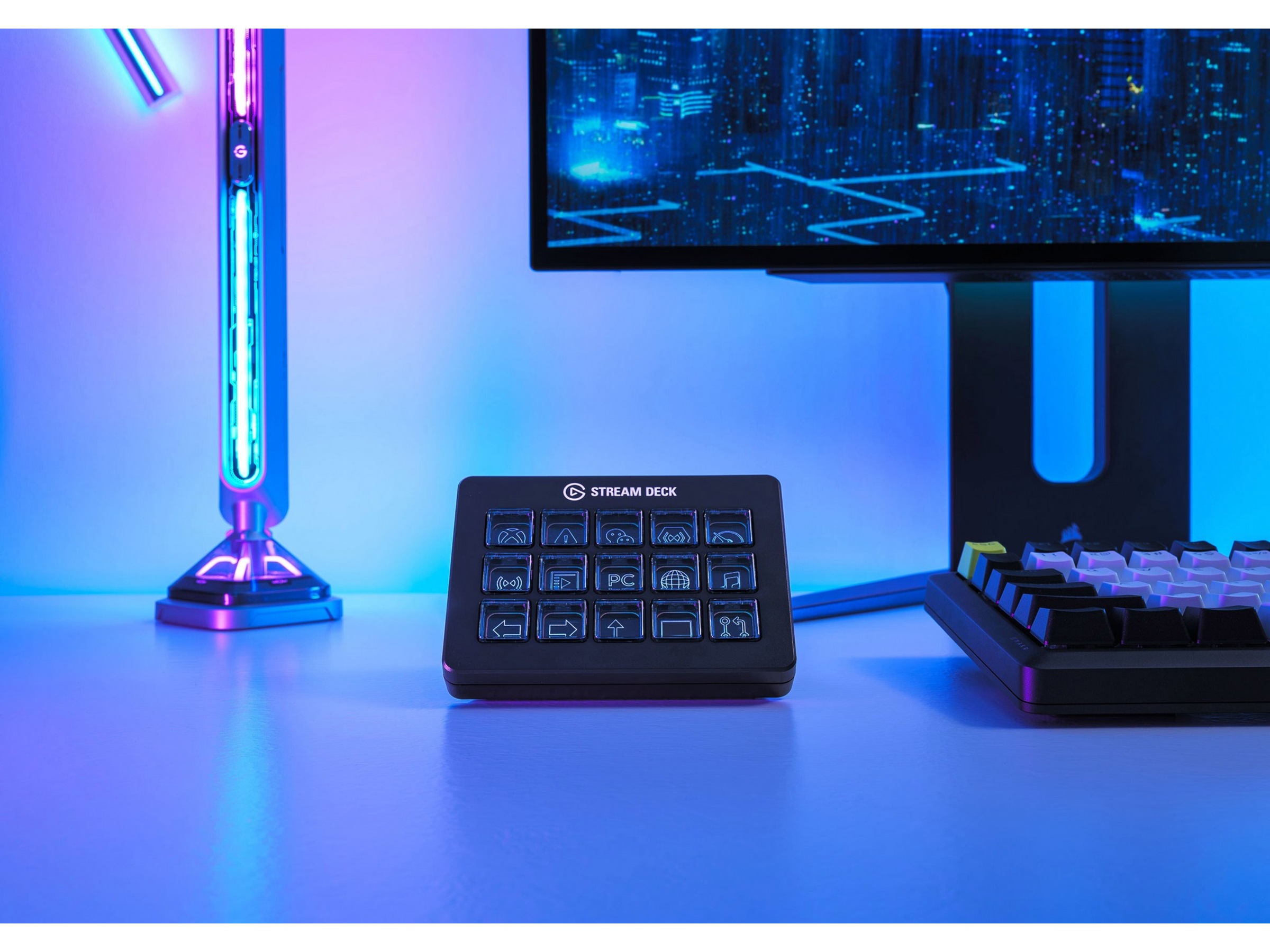 Elgato Stream Deck MK.2 Scissor Key Capture og streamning