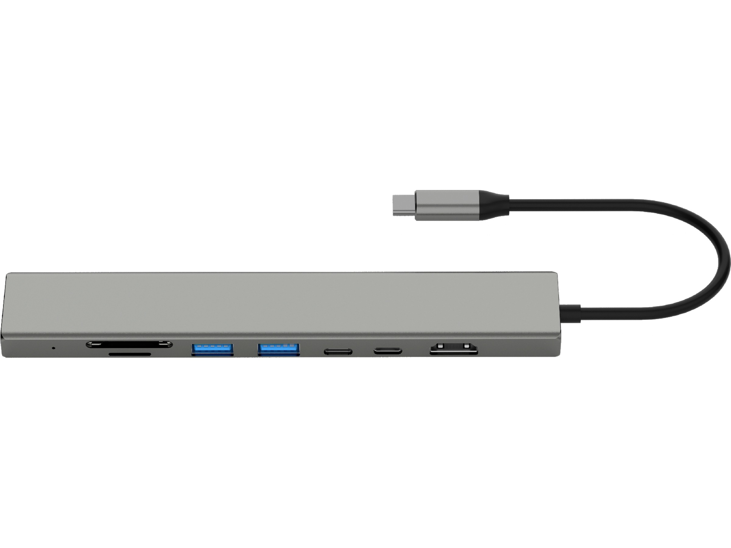 Andersson USB-C Hub (grå) Dockingstation og USB-hub