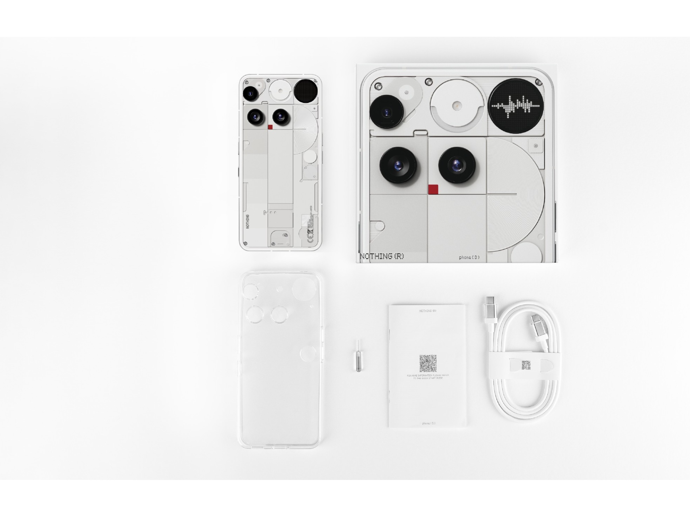 Nothing Phone (3) 256GB (sort) Mobiltelefoner