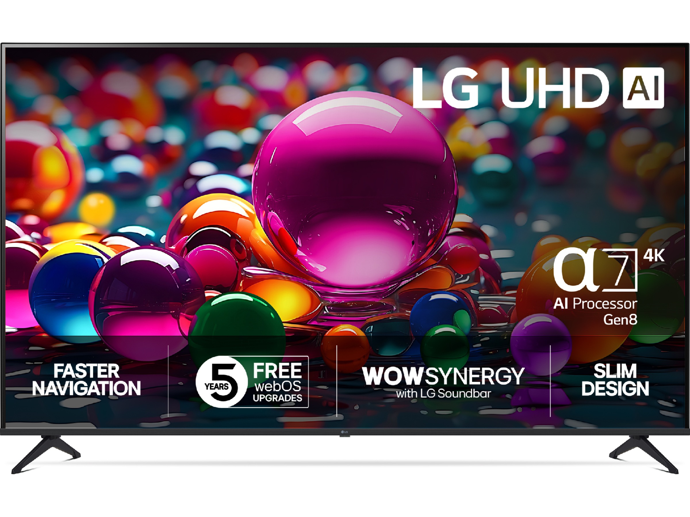 LG 75'' UA75 AI 4k smart-tv (2025) 70 - 79 tommer TV