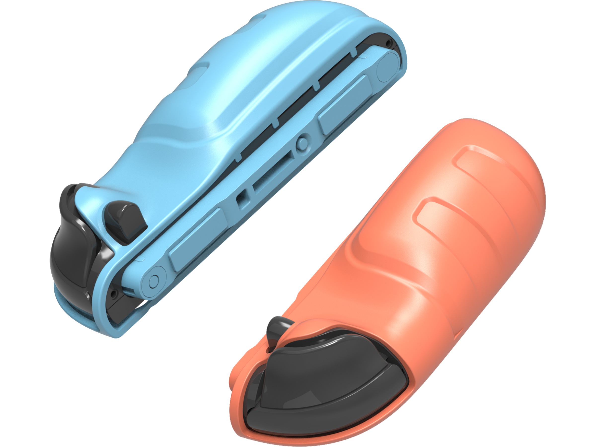 Gaminja Nintendo Switch 2 Joy-Con 2 silikonegreb (blå/orange) Tilbehør til spilkonsoller