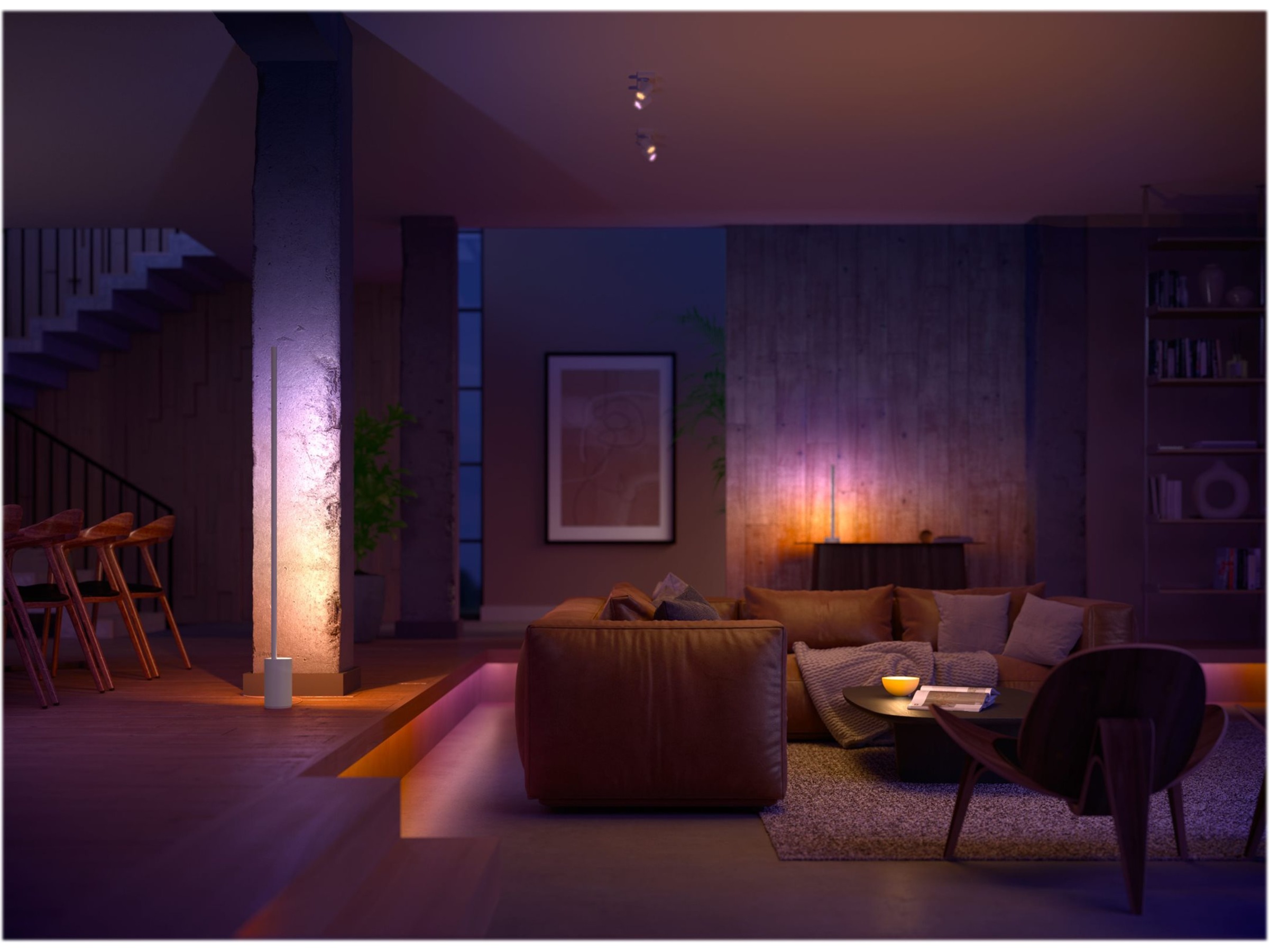 Philips Hue Gradient Signe gulvlampe (hvid) Gulvlampe