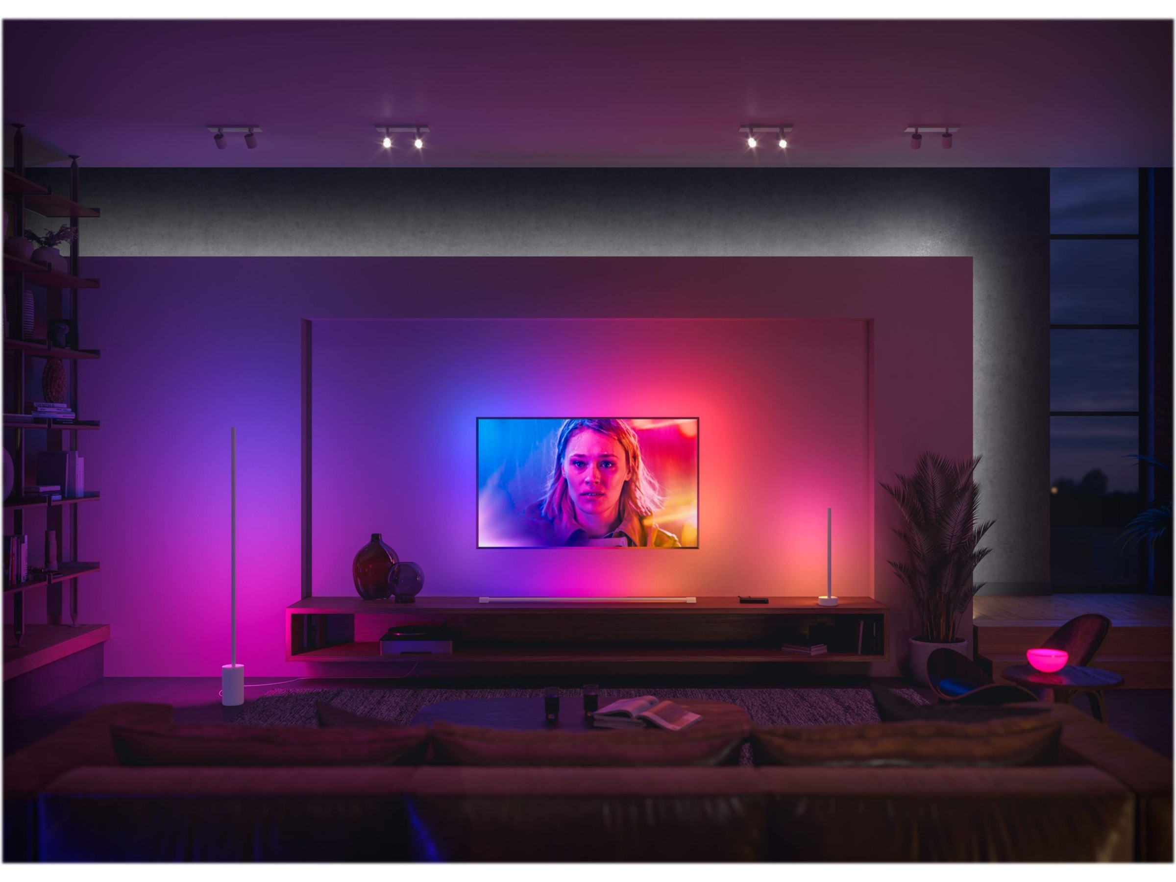Philips Hue Gradient Signe gulvlampe (hvid) Gulvlampe