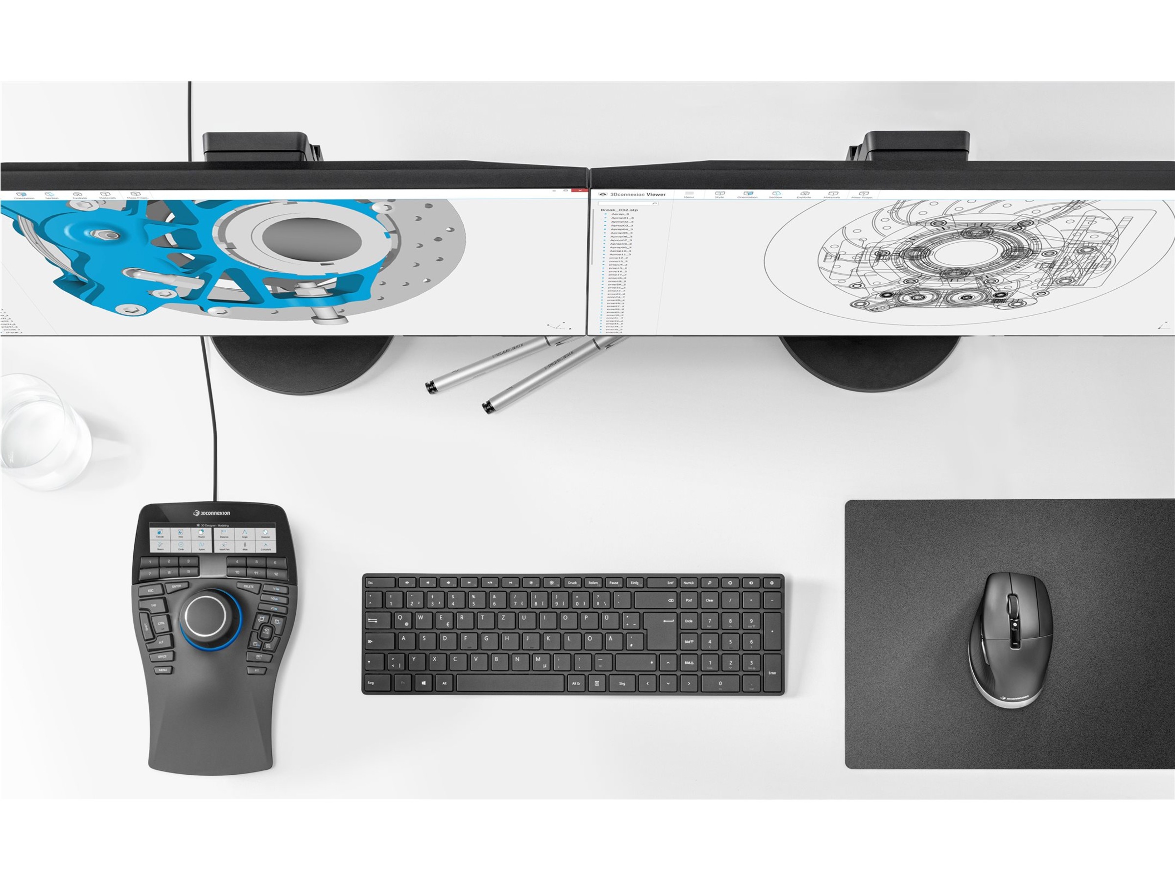 3Dconnexion SpaceMouse Enterprise Kit 2 3D mice