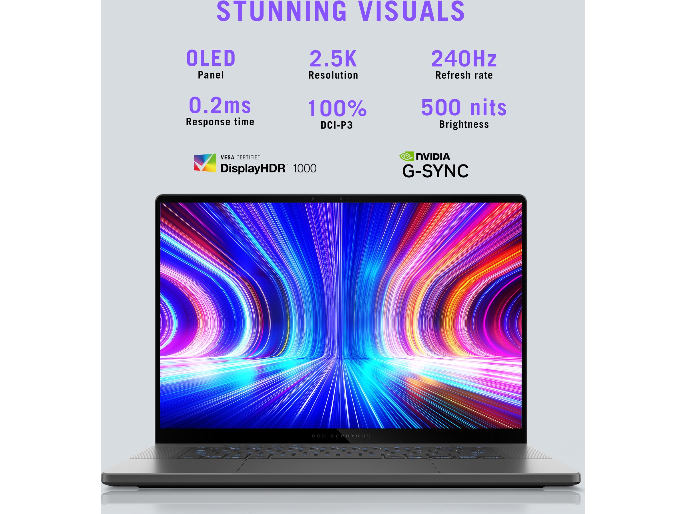 Asus ROG Zephyrus G16 16" WQXGA OLED 240 Hz PC - Bærbar / laptop