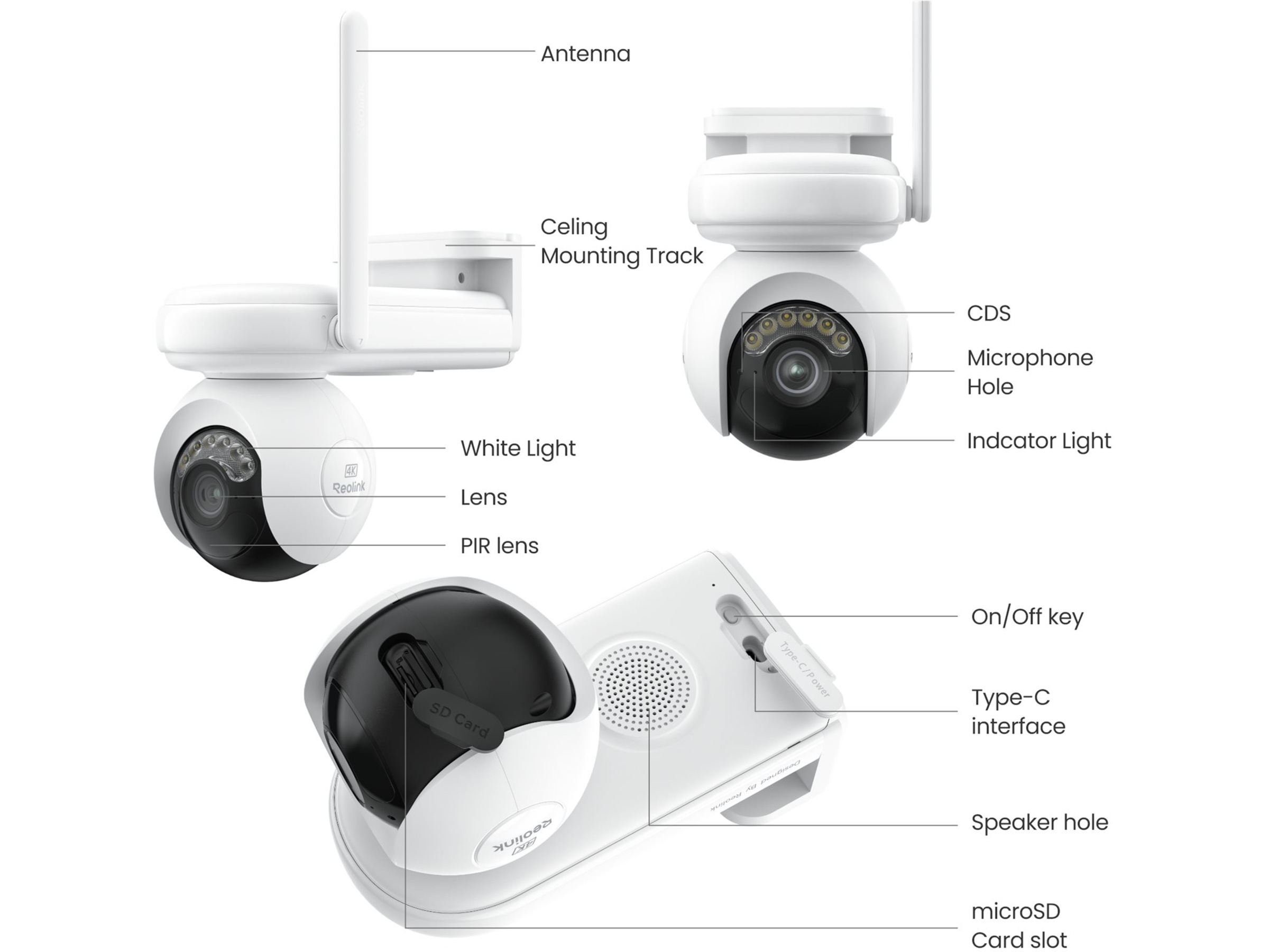 Reolink Altas PT Ultra trådløst udendørs overvågningskamera Overvågningskameraer