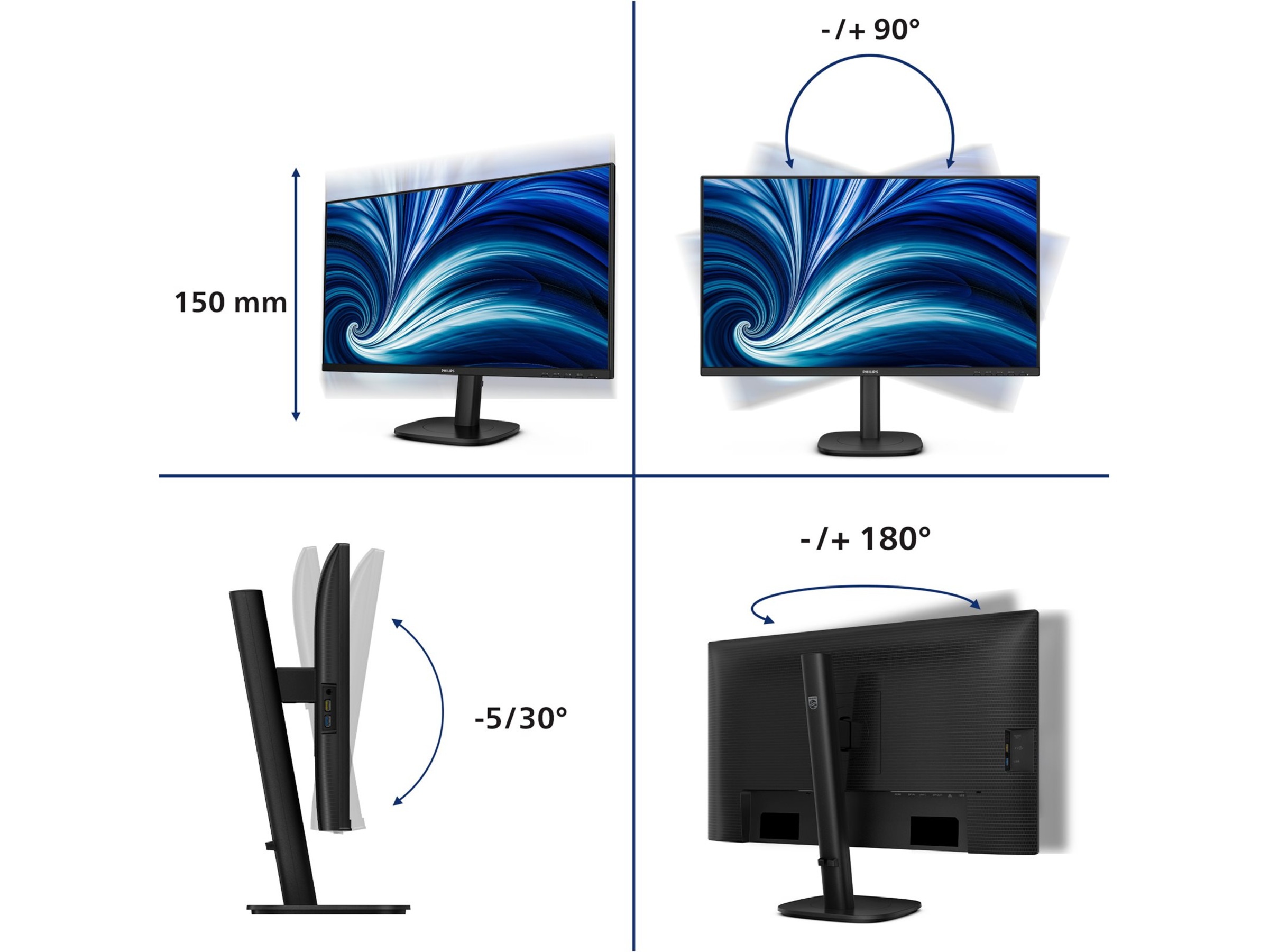 Philips 27" skærm 27B2U3601/00 Skærme