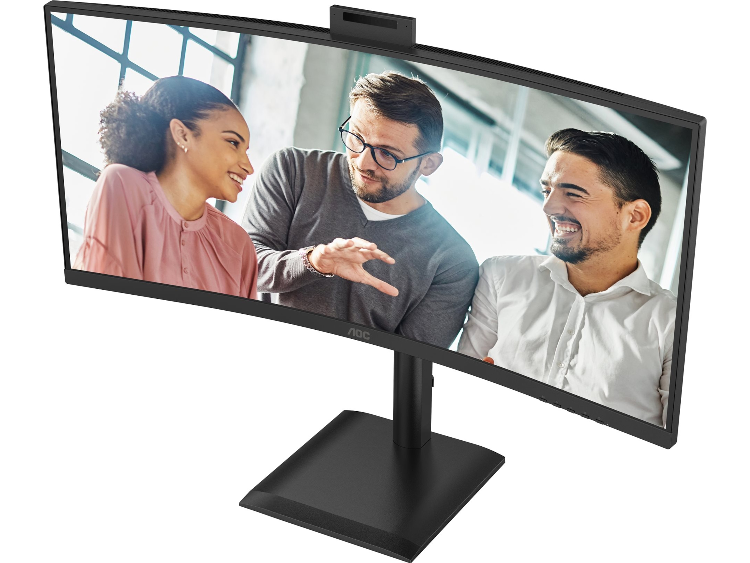 AOC 34" curved skærm CU34E4CW Skærme