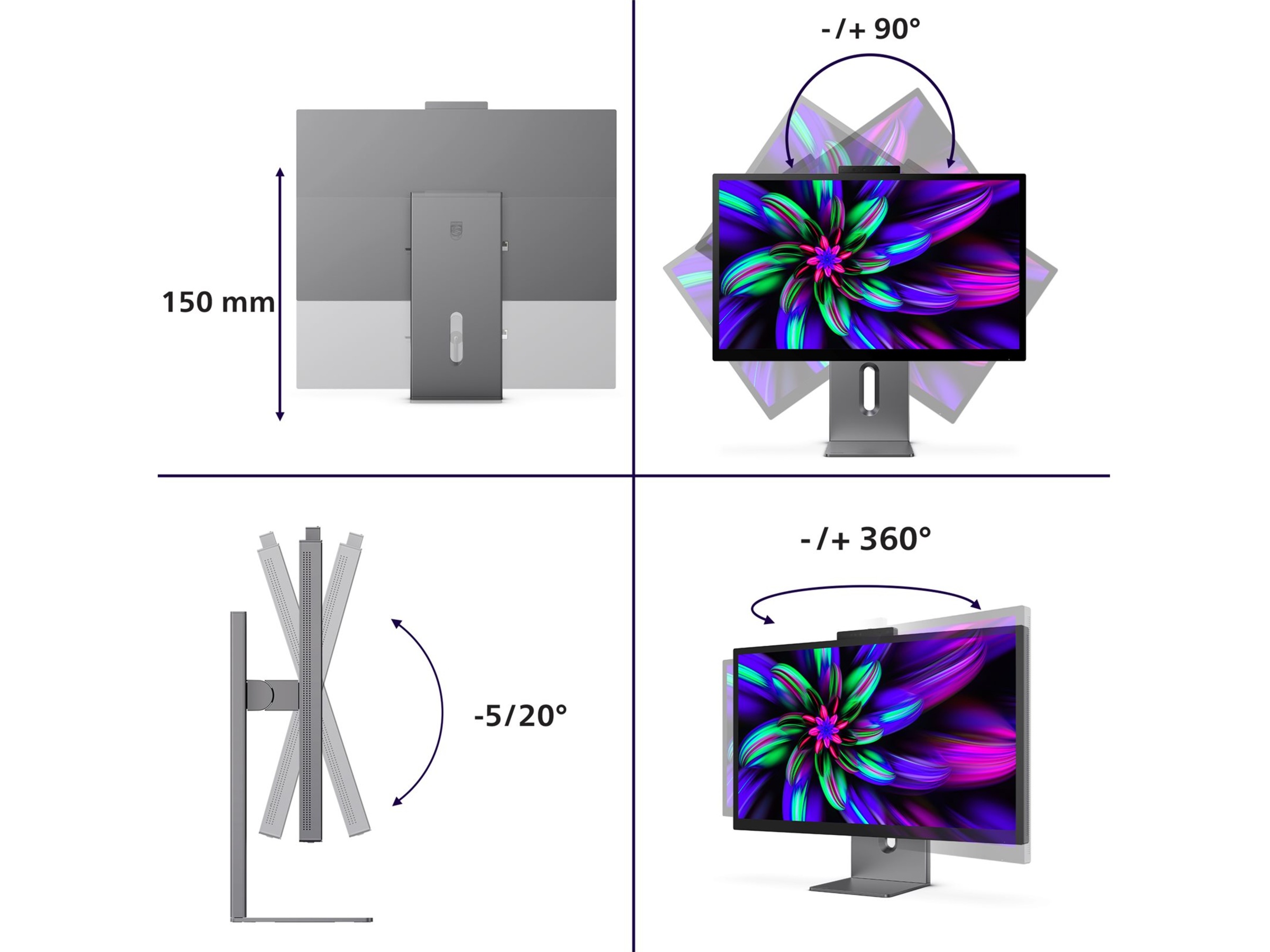 Philips 27" 5K skærm 27E3U7903/00 Skærme