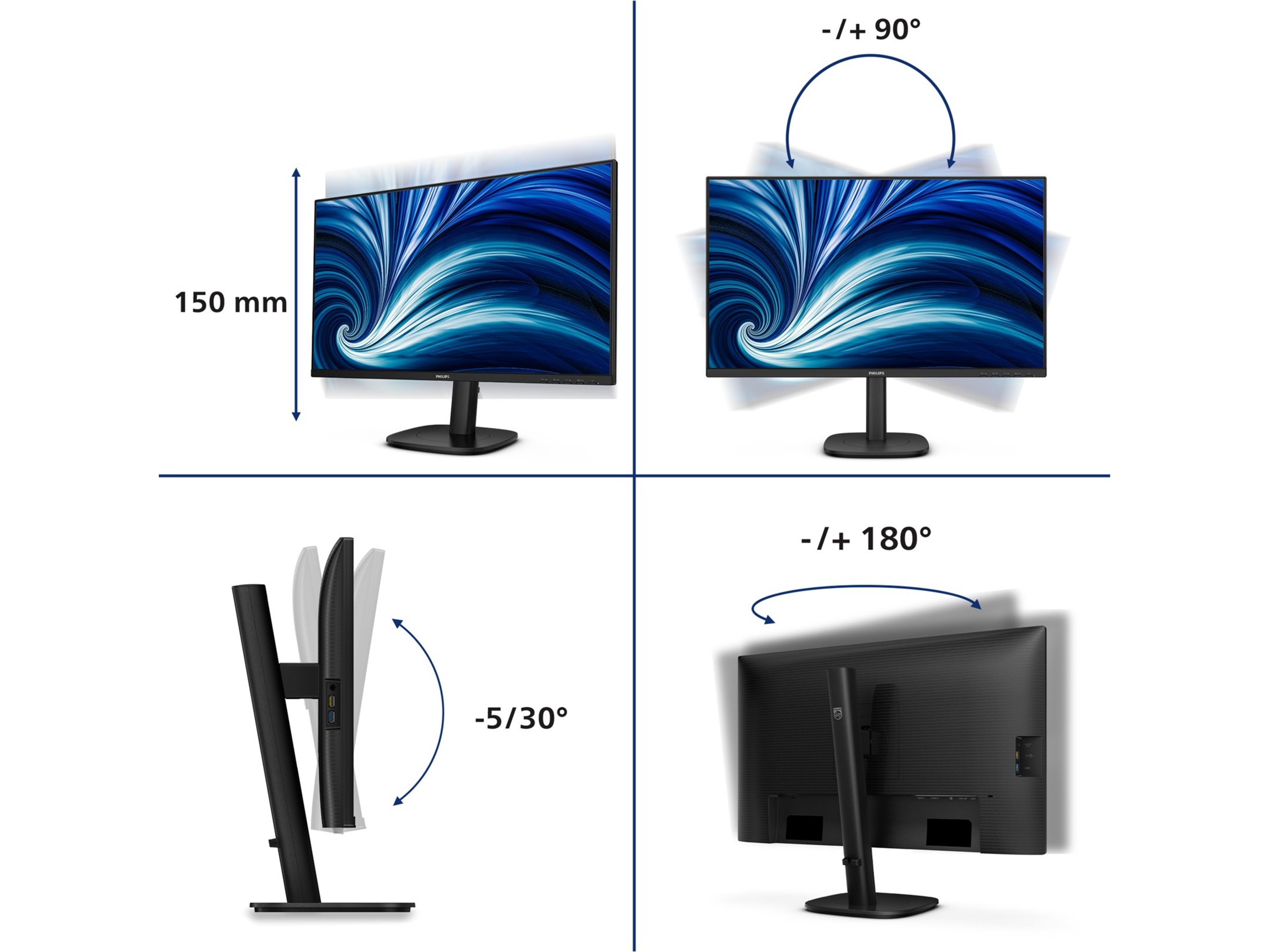 Philips 27" skærm 27B2N3500J/00 Skærme