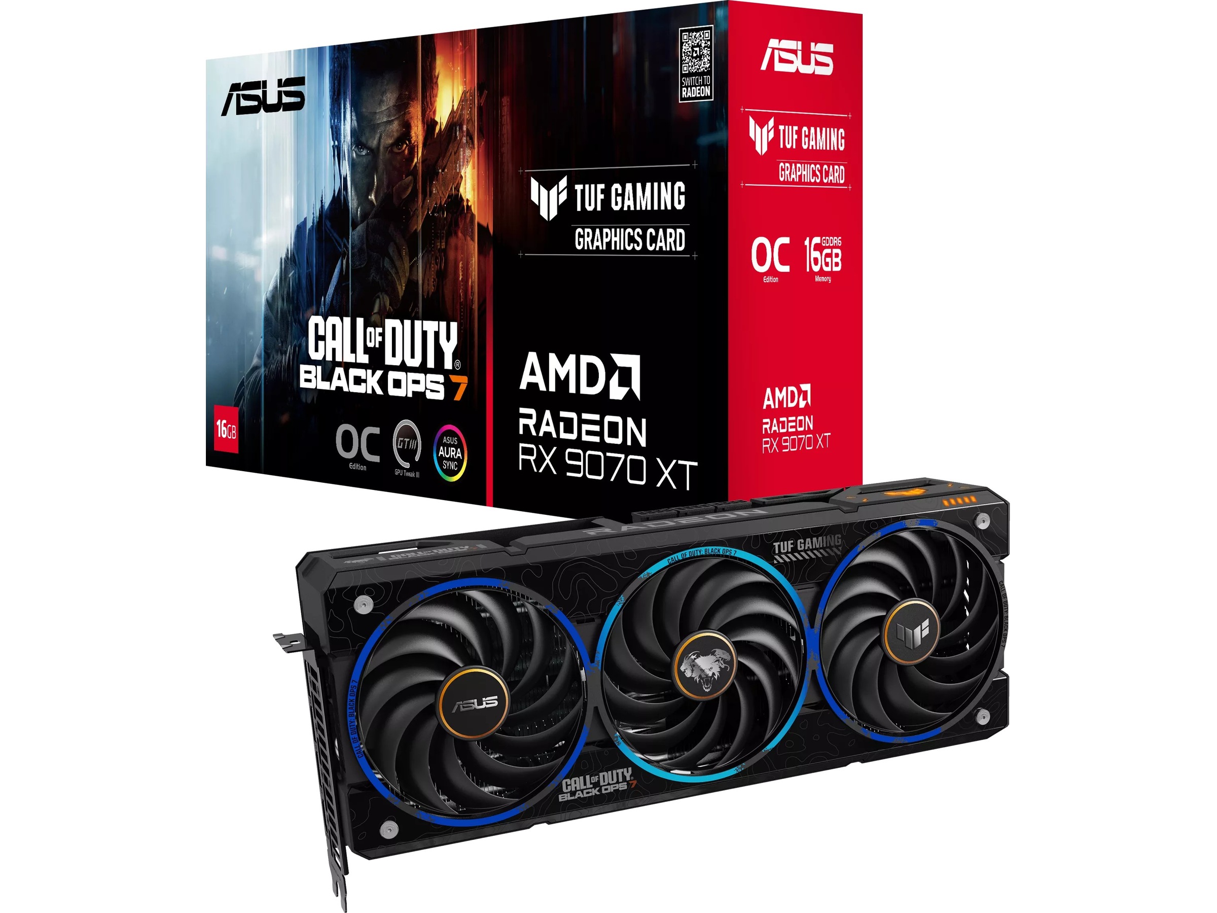 ASUS TUF Gaming AMD Radeon RX 9070 XT TUF OC (COD BO7 LE) Grafikkort