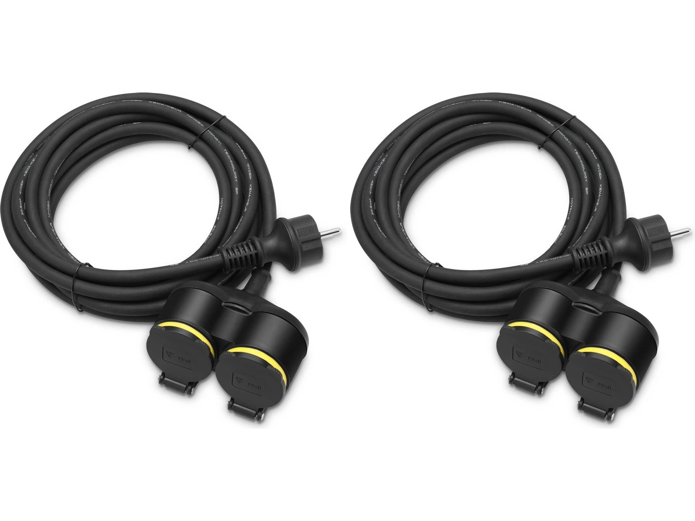 Andersson ECO 3.0 dobbelt forlængerledning 5 m 2-pak Forlængerkabel & strømskinne