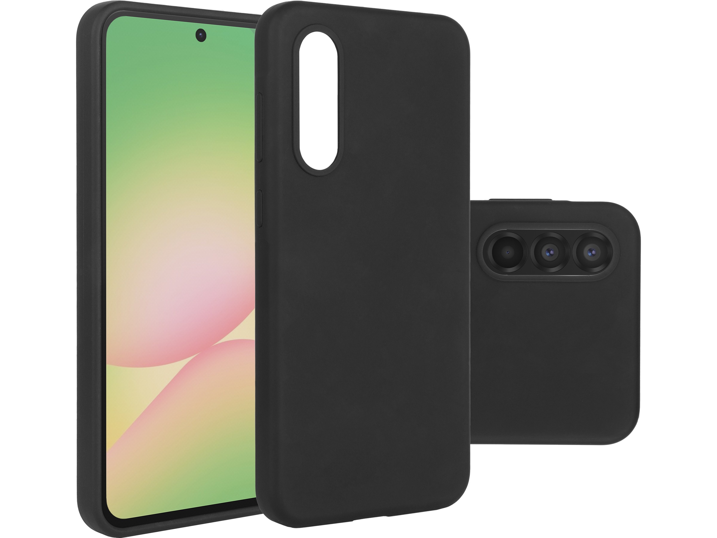iiglo Galaxy A56 Silikone cover (sort) Mobilcover