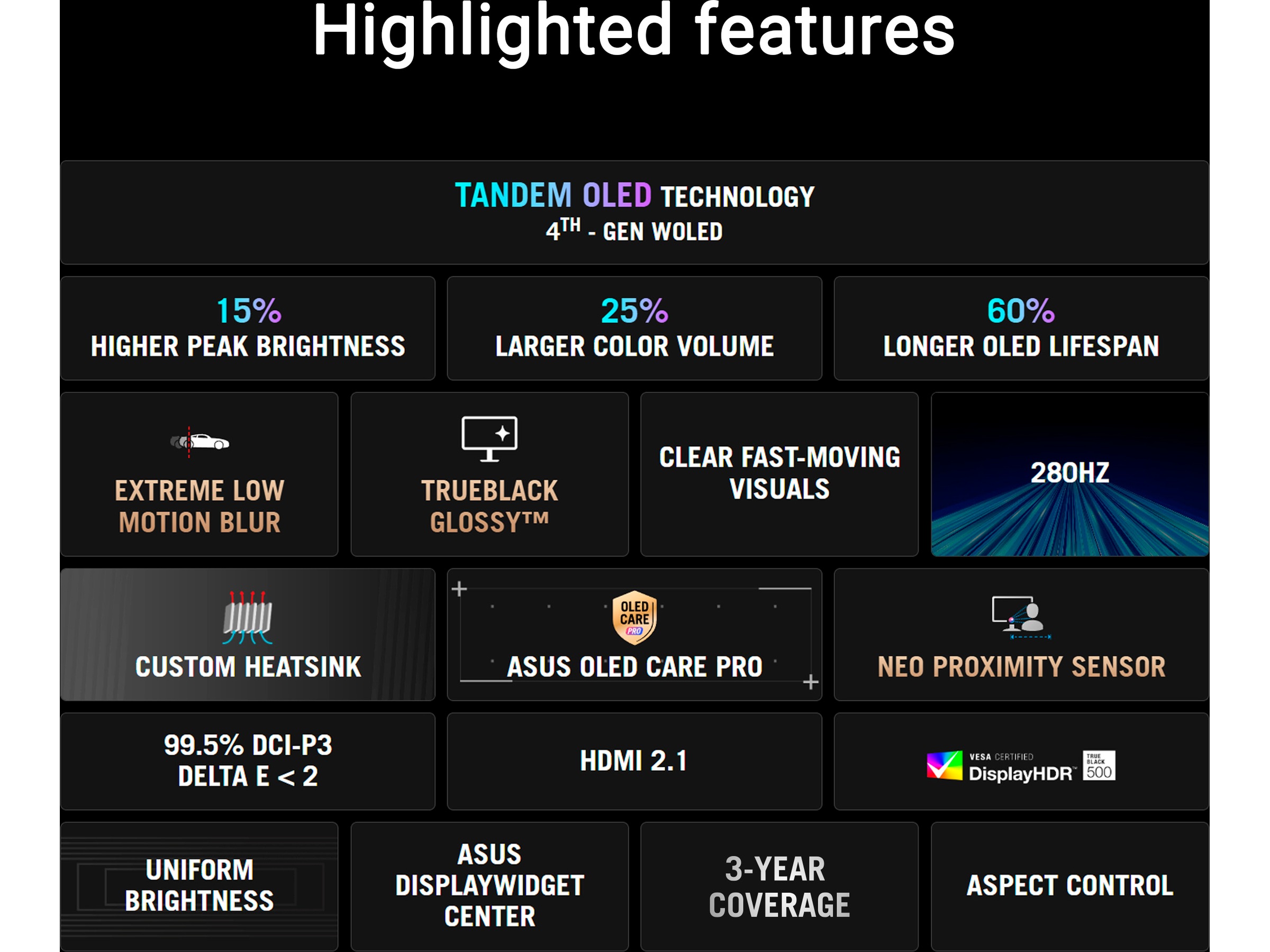 ASUS 27" gamingskærm ROG Strix XG27AQWMG Gamingskærme