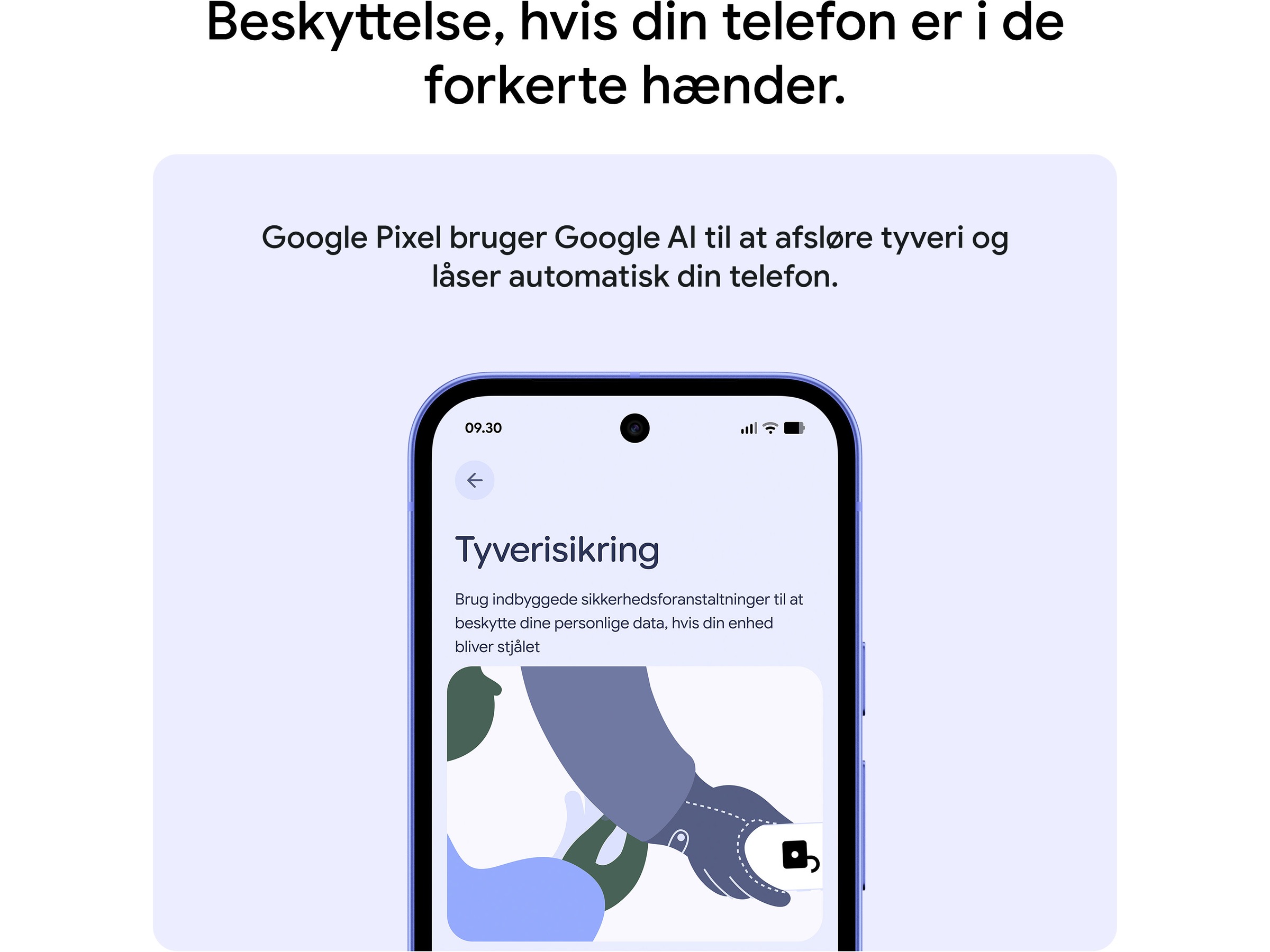 Google Pixel 10a 128GB (lavendel) Mobiltelefoner