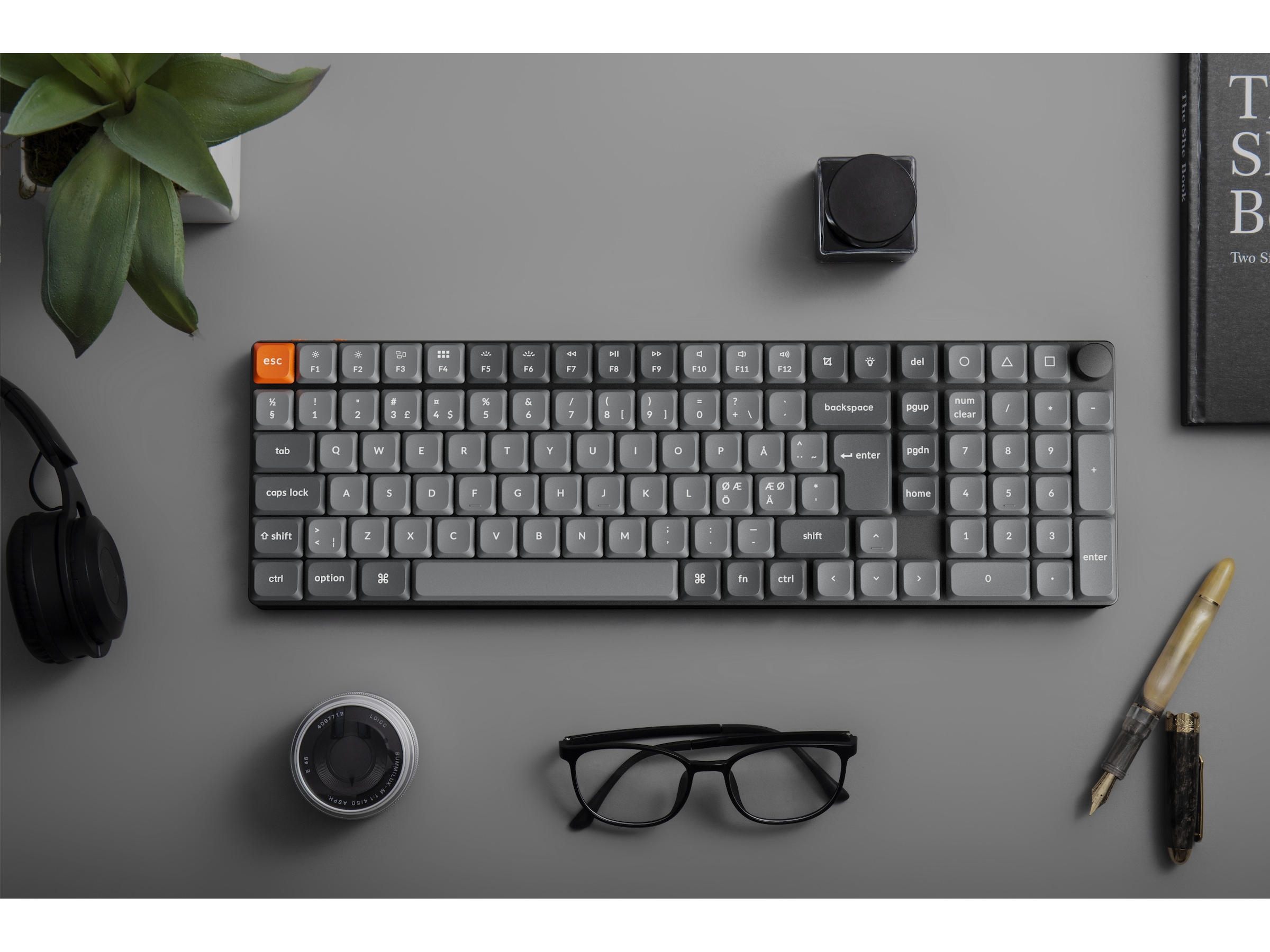 Keychron K17 MAX QMK/VIA Gateron Brown trådløst gamingtastatur Gamingkeyboard