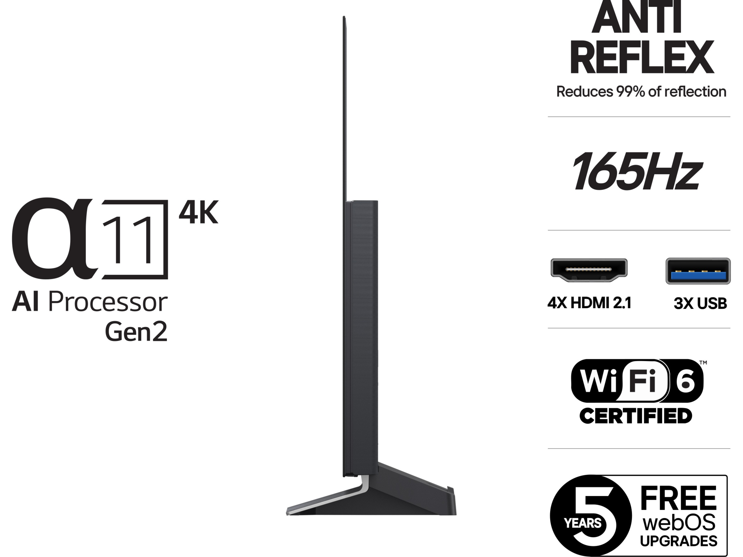 LG 48" G5 AI 4K OLED Smart TV (2025) 20 - 49 tommer TV