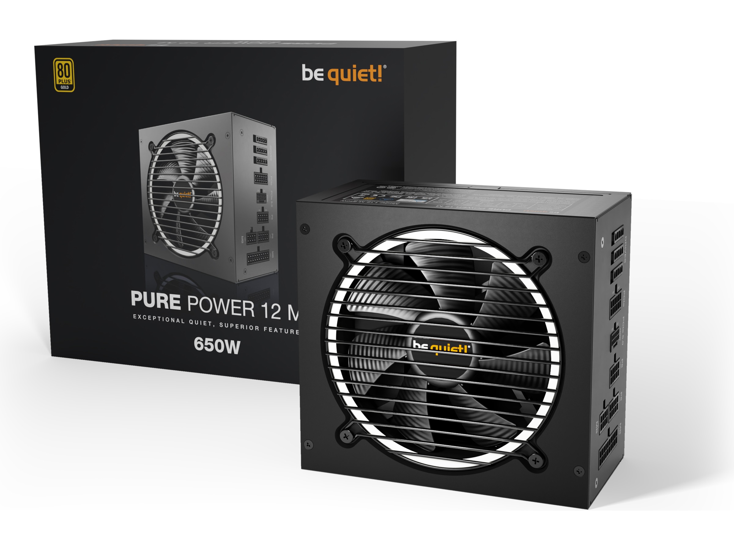 be quiet! PURE POWER 12 M | 650W Strømforsyninger