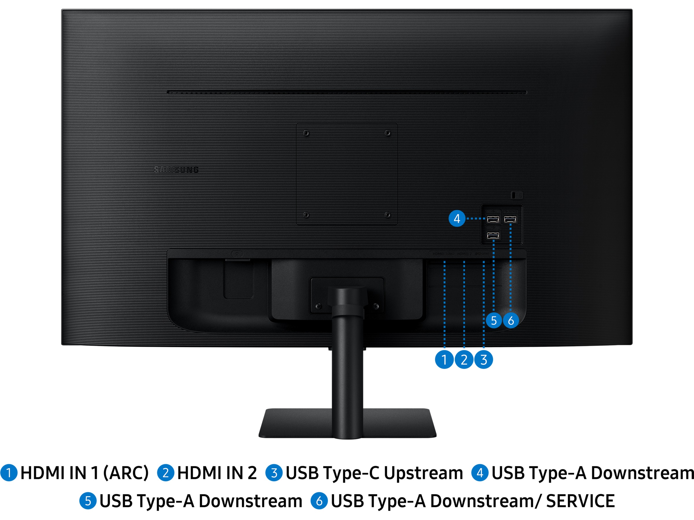 Samsung 32" 4K smart skærm M7 32FM702 (sort) Skærme