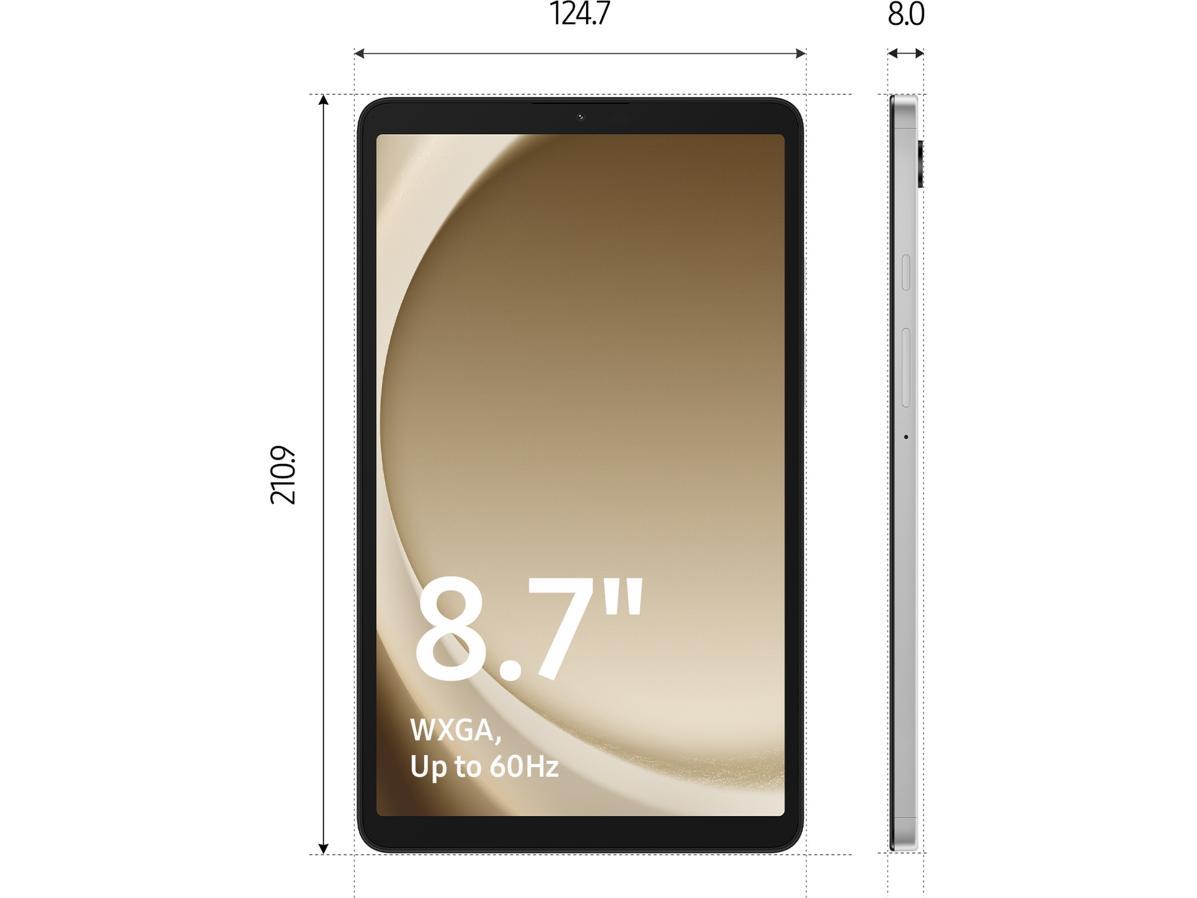 Samsung Galaxy Tab A9 4G (LTE) 64GB (marineblå) Tablets