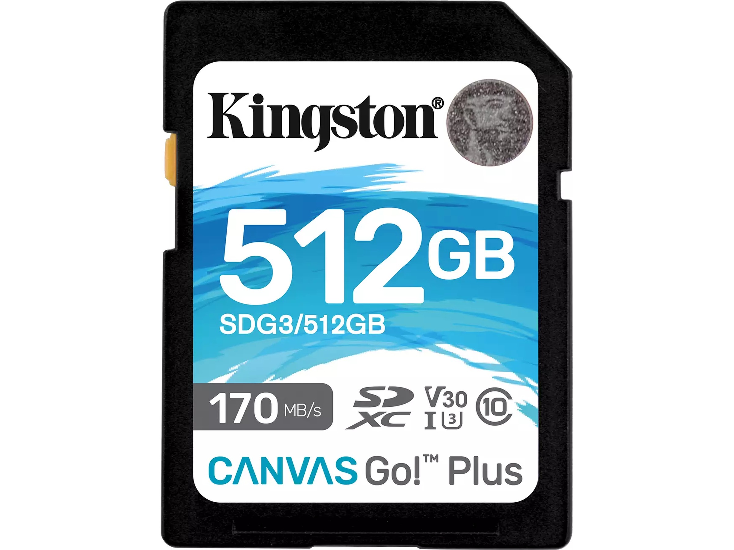 Kingston Canvas Go Plus SDXC 512GB Flash-hukommelse