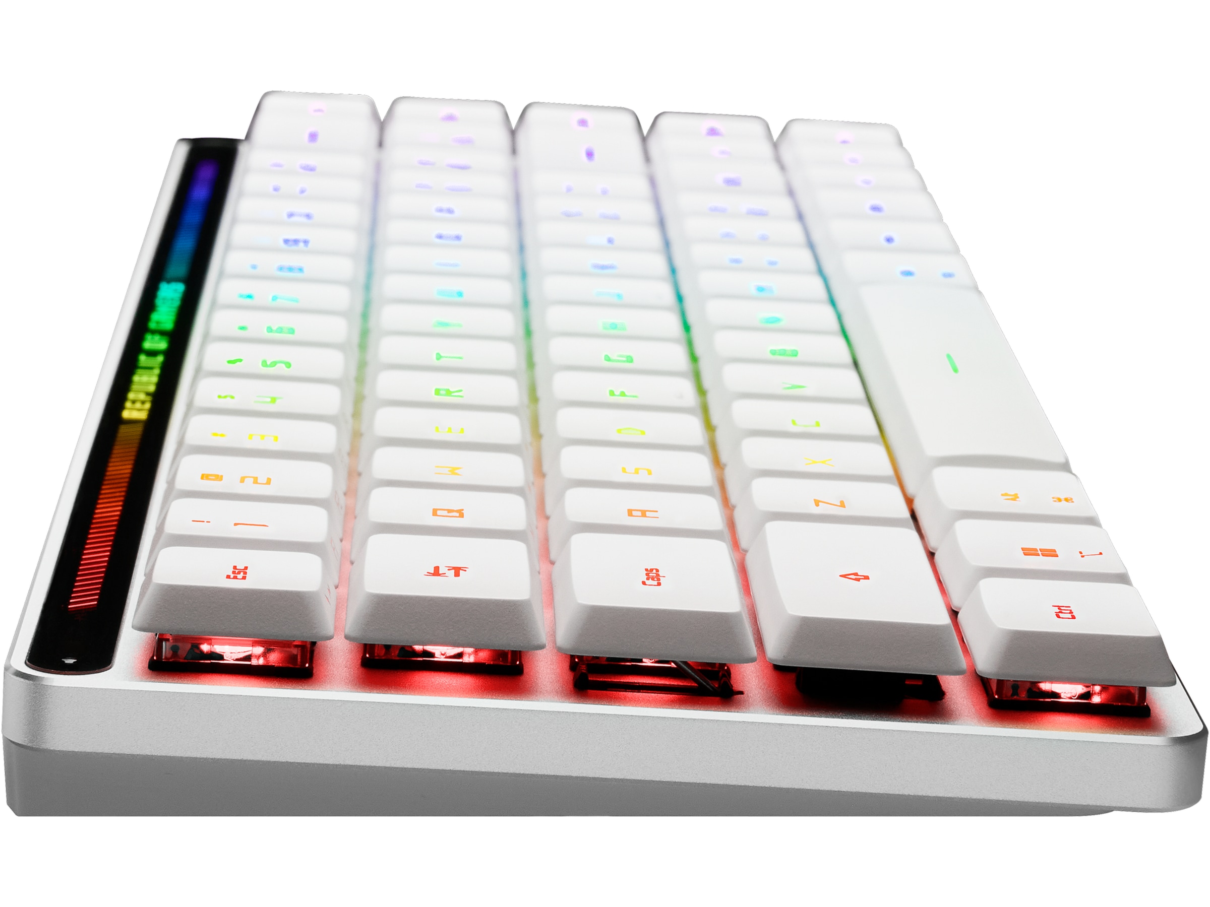 ASUS ROG Falchion RX Low Profile Optical trådløst gamingtastatur(hvid) Gamingkeyboard