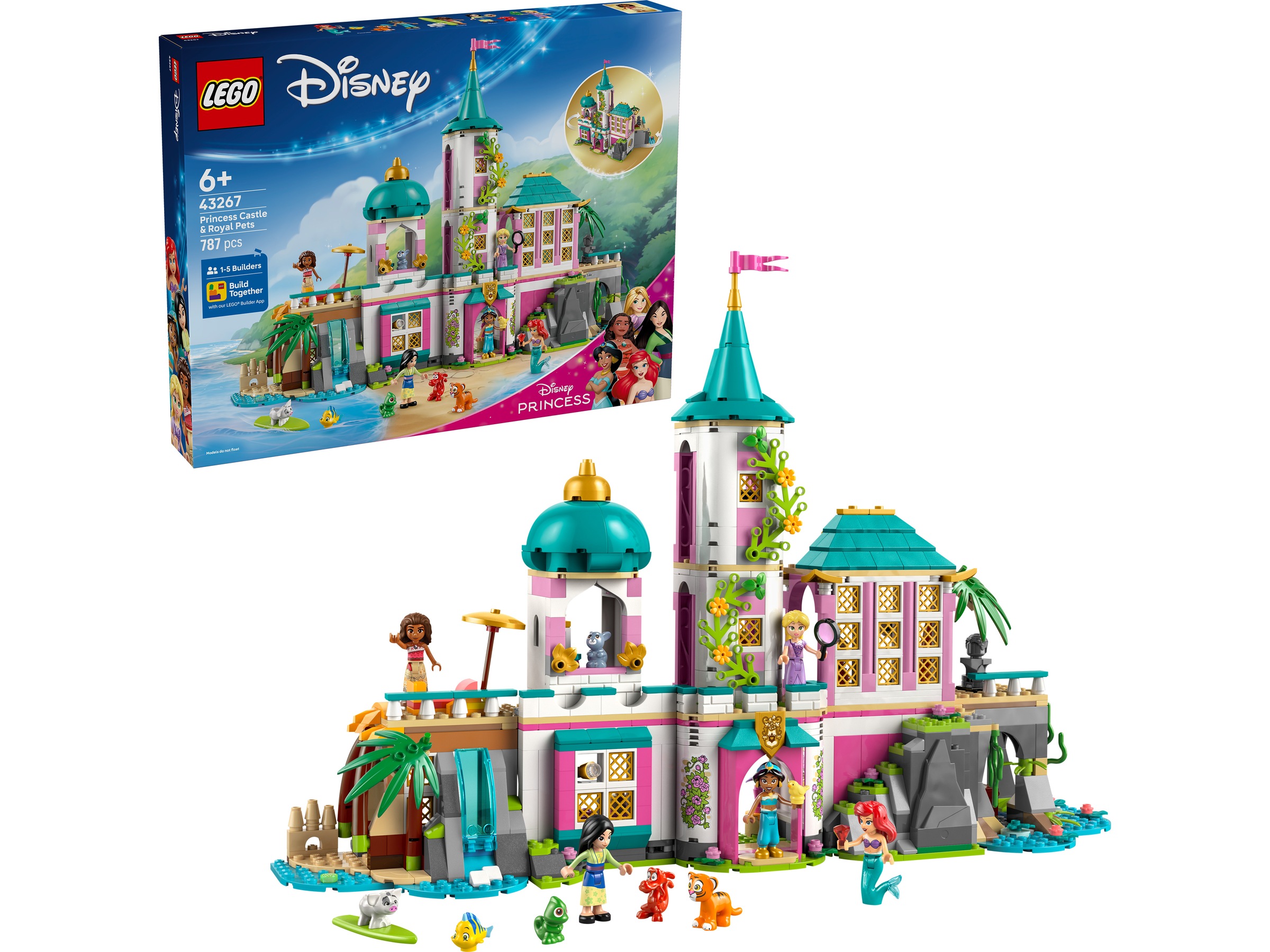LEGO Disney Princess prinsesseslot og kongelige kæledyr 43267 LEGO