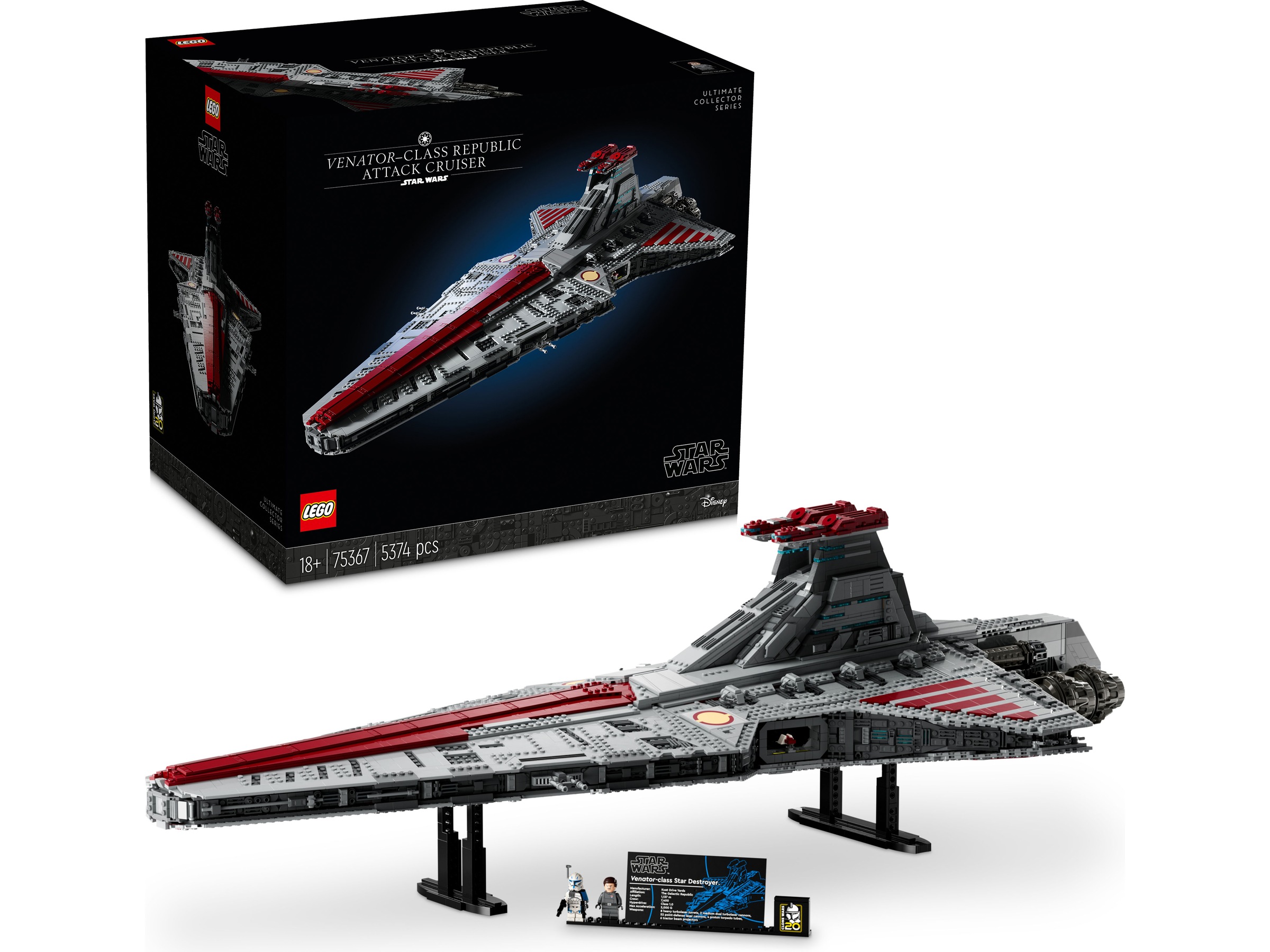 LEGO Star Wars Venator-Class Republic Attack Cruiser 75367 LEGO