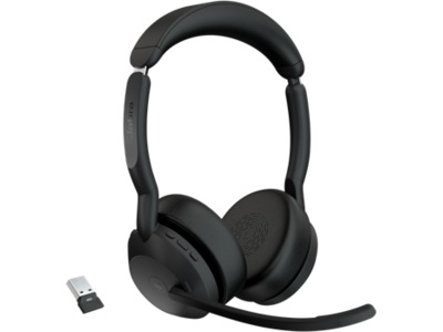 Jabra Evolve2 55 Link380a MS stereo Trådløst headset