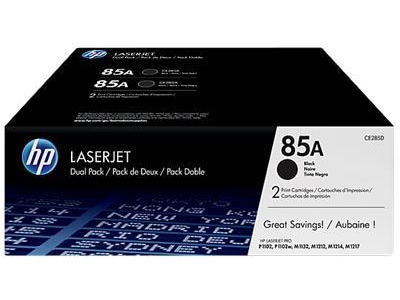 HP Toner 85A 2-pack Laser Toner